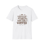 Purrventure Starts After Coffee T-Shirt