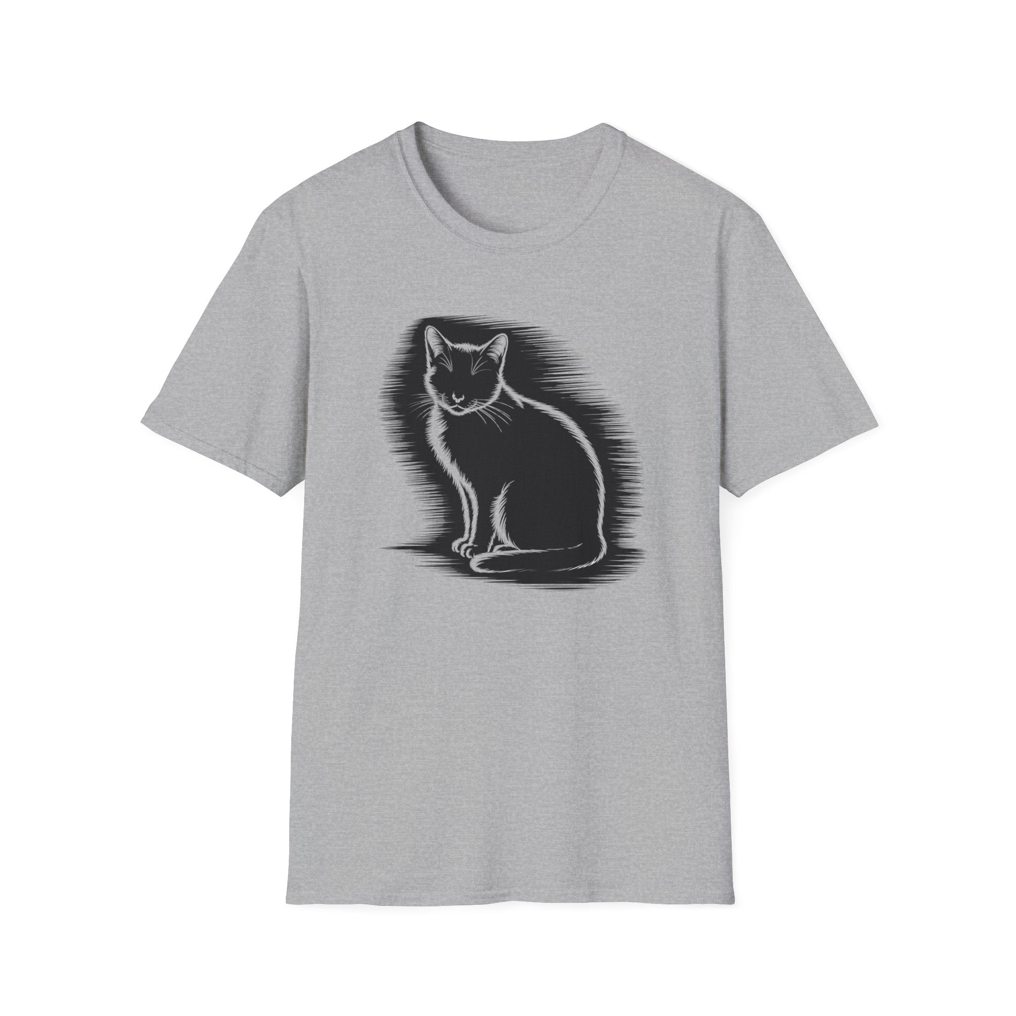 Black cat at night T-Shirt