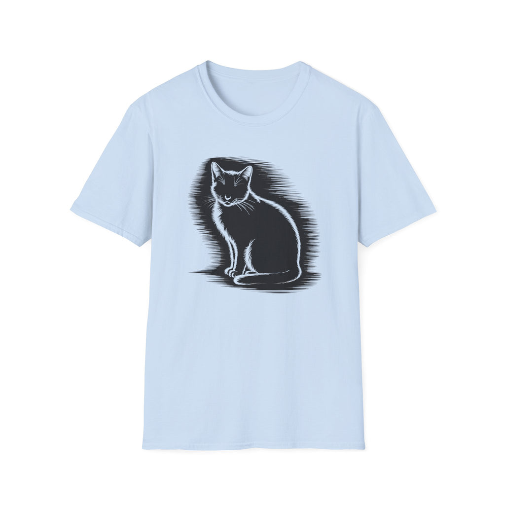Black cat at night T-Shirt