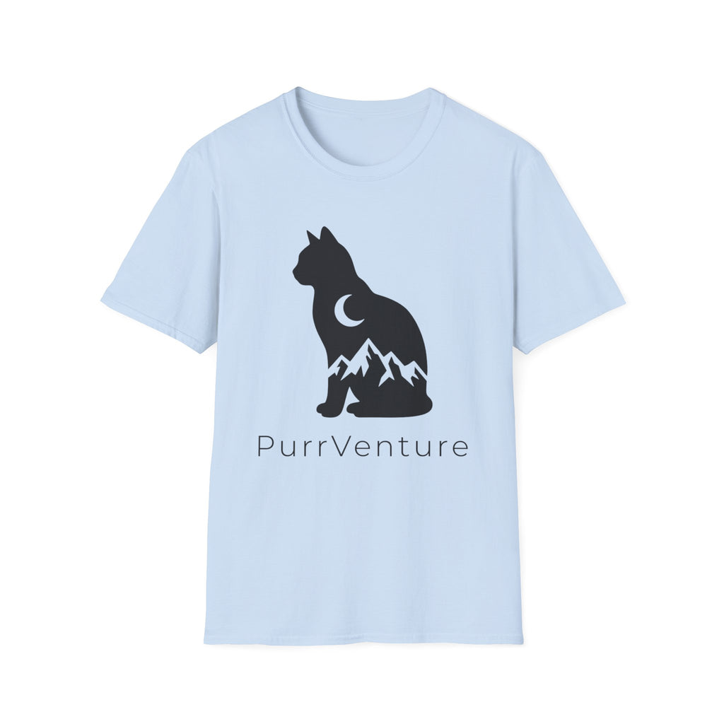 Black Cat Mountains & Moon T-Shirt