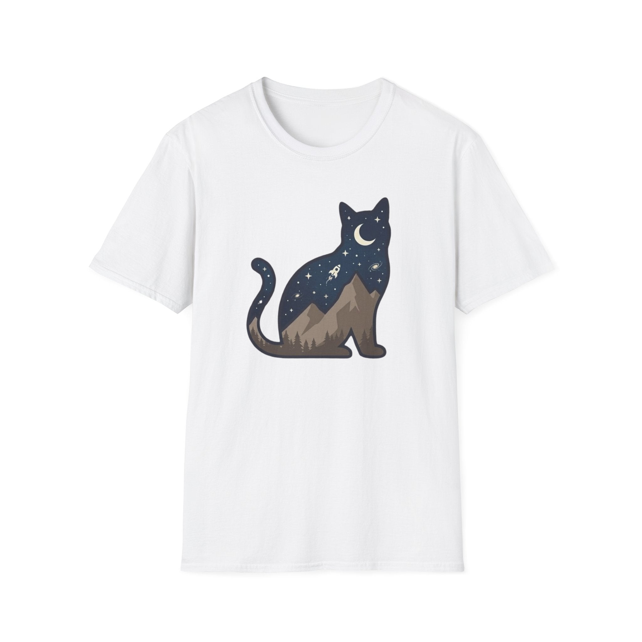 Purrventure Rocket & Moon T-Shirt