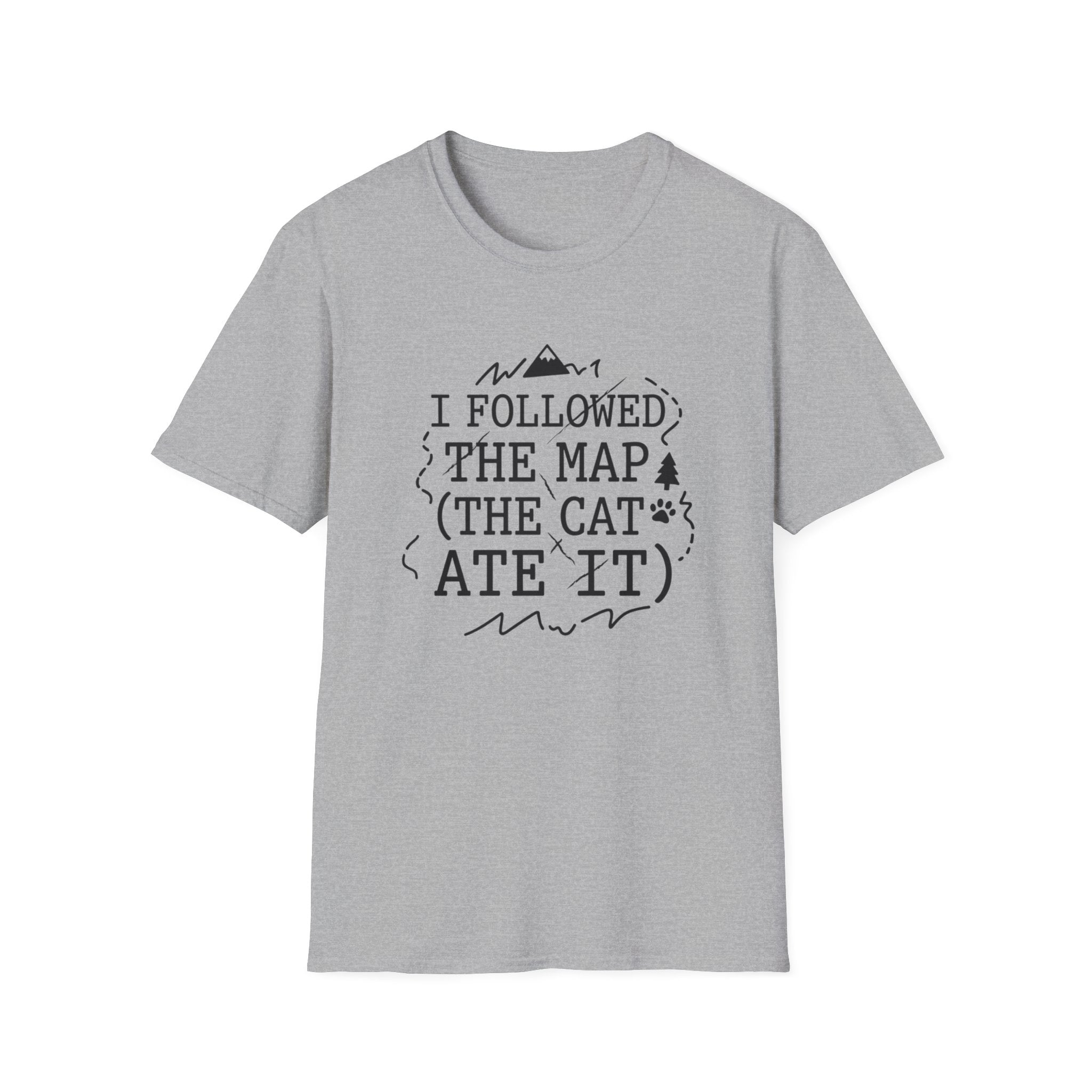 The Cat Ate The Map T-Shirt