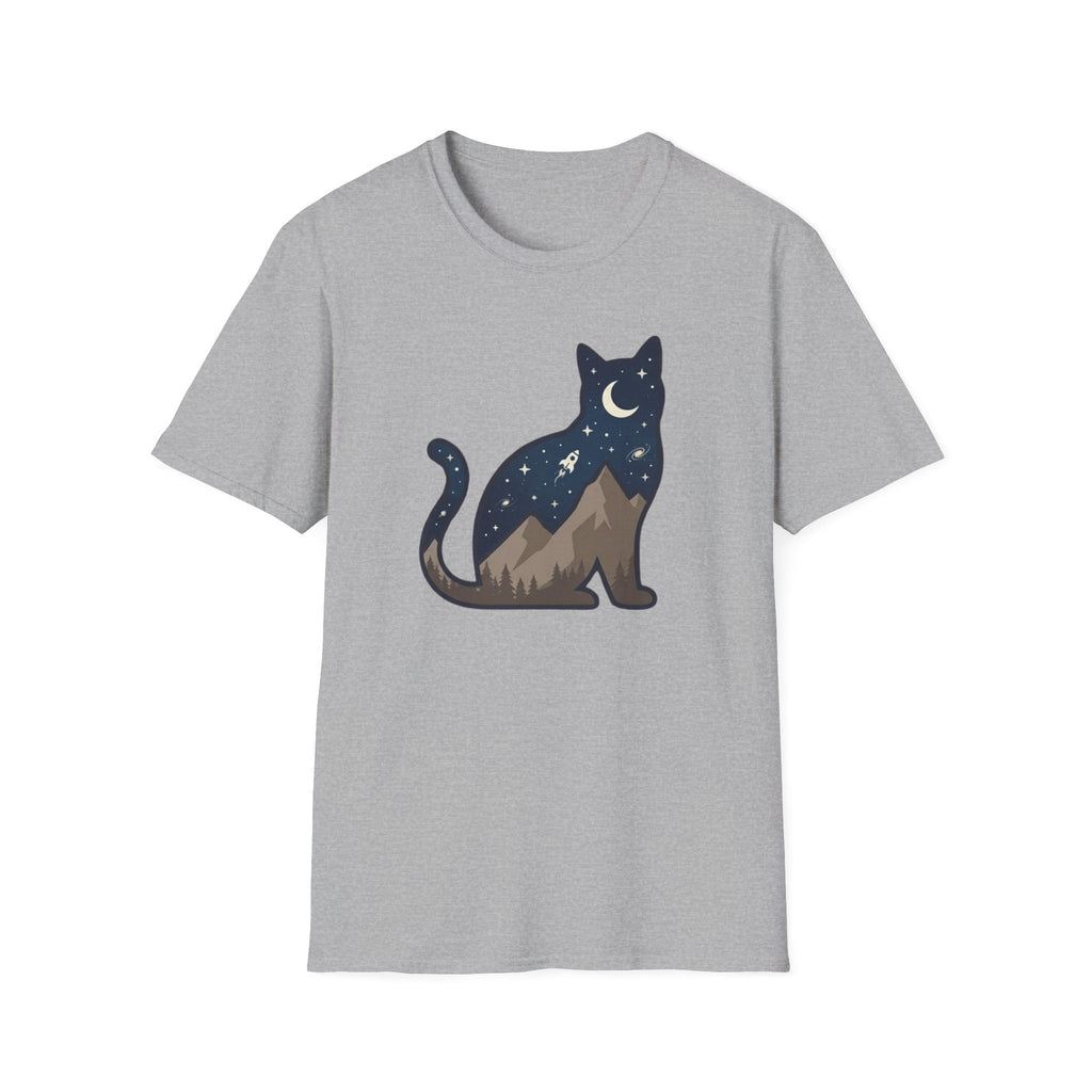 Purrventure Rocket & Moon T-Shirt