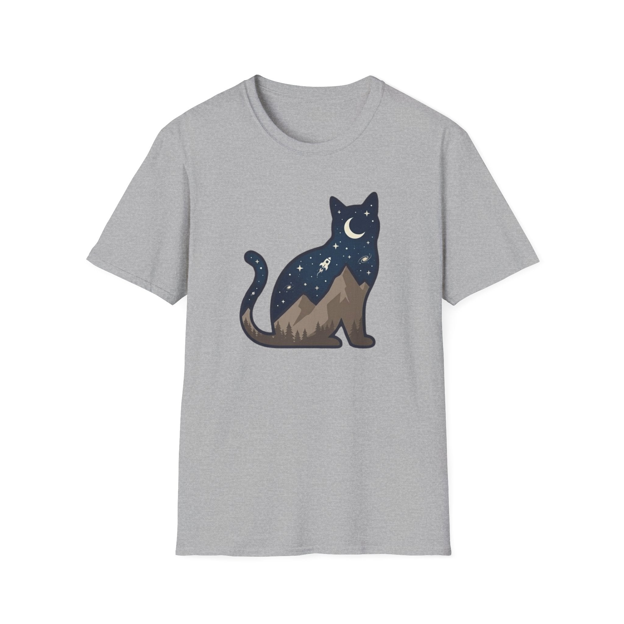 Purrventure Rocket & Moon T-Shirt