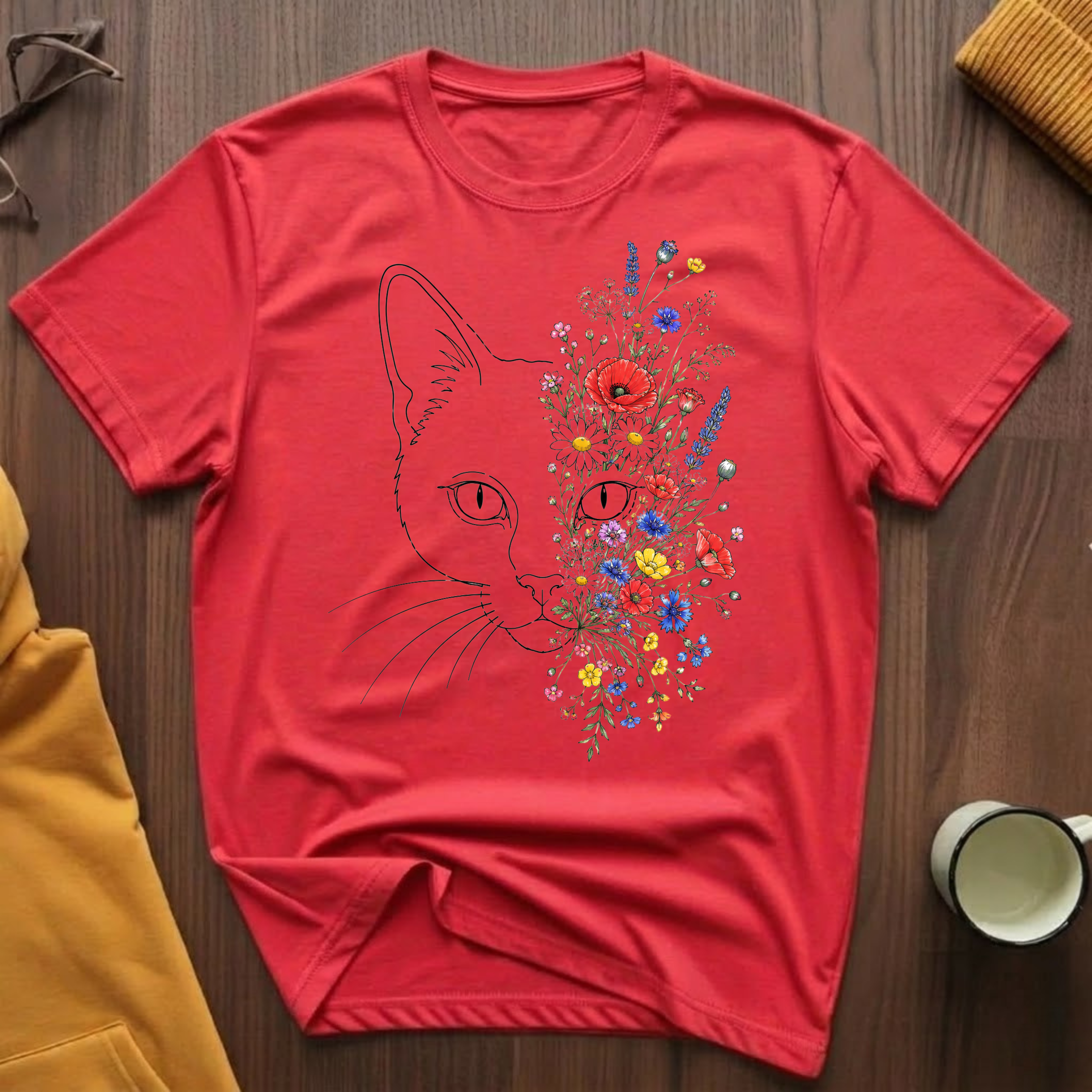 Flower Cat 1 T-Shirt