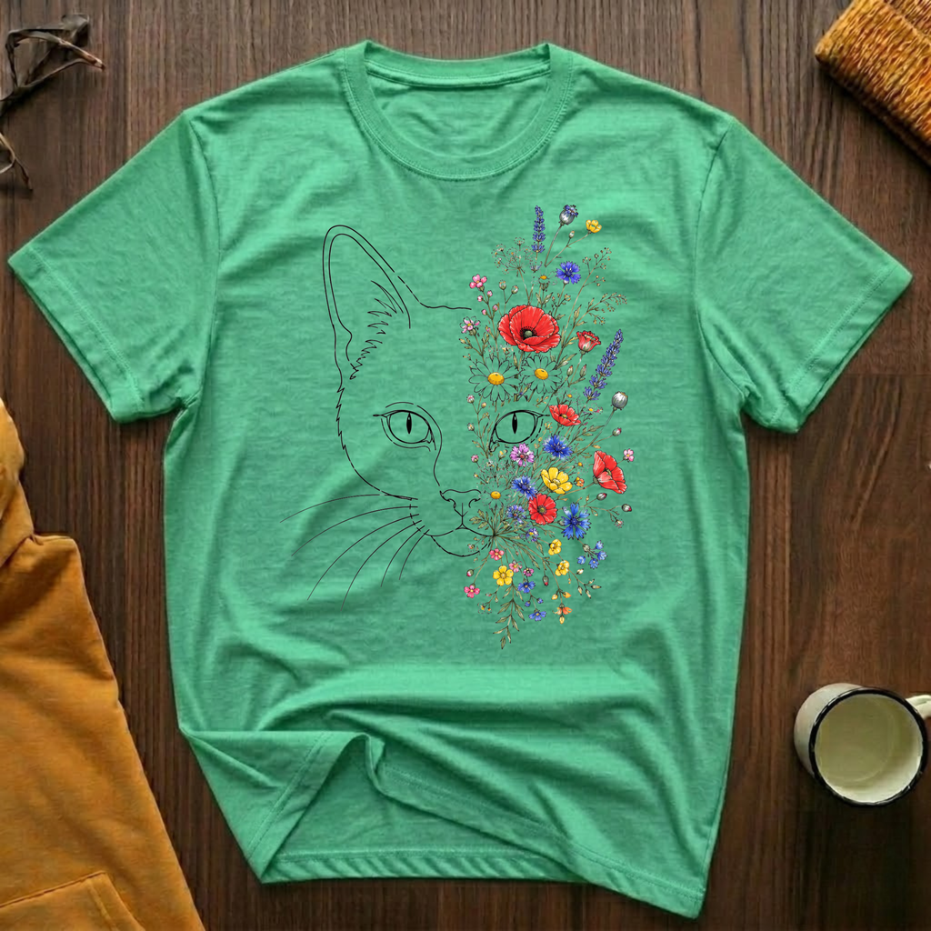 Flower Cat 1 T-Shirt