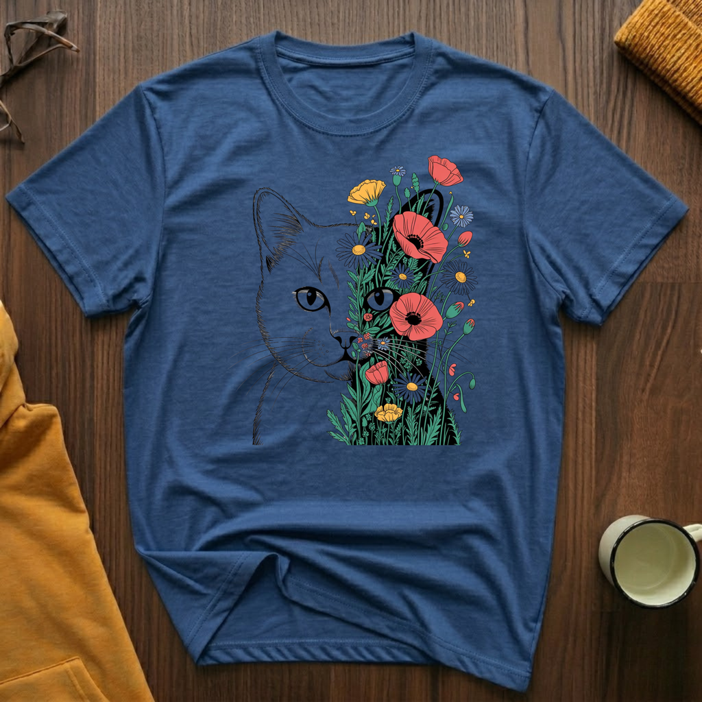 Flower Cat 2 T-Shirt