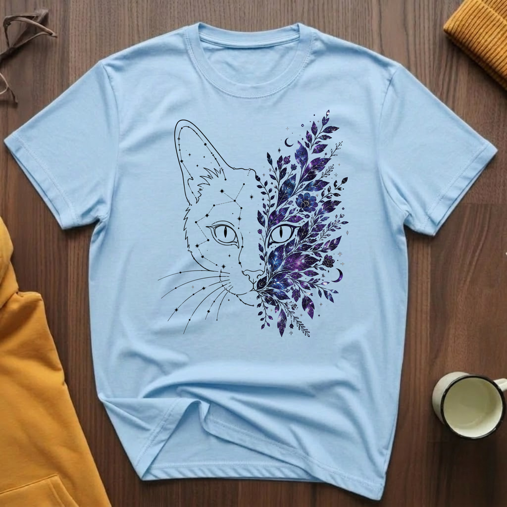 Star Map Cat T-Shirt