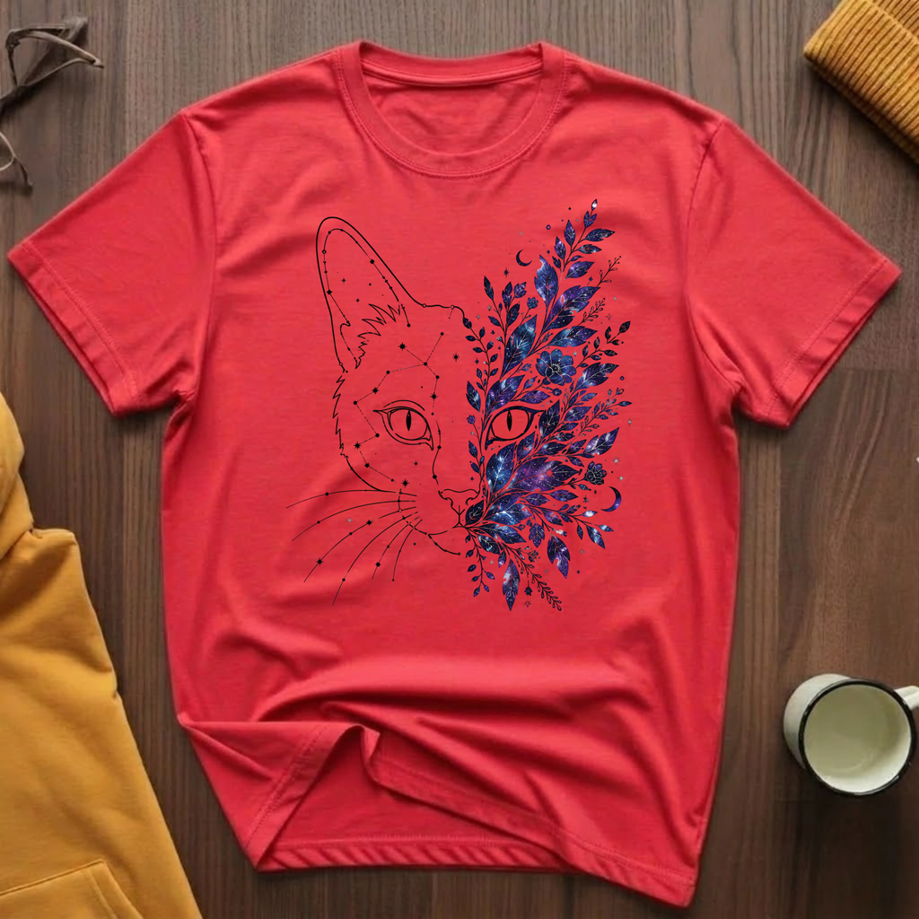 Star Map Cat T-Shirt