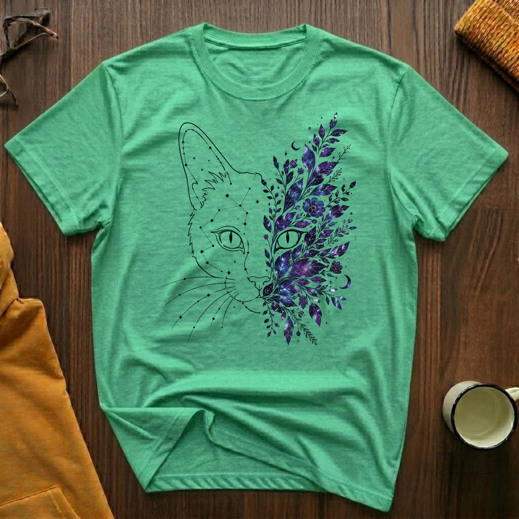 Star Map Cat T-Shirt