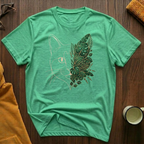 Tropical Leaves Cat T-Shirt