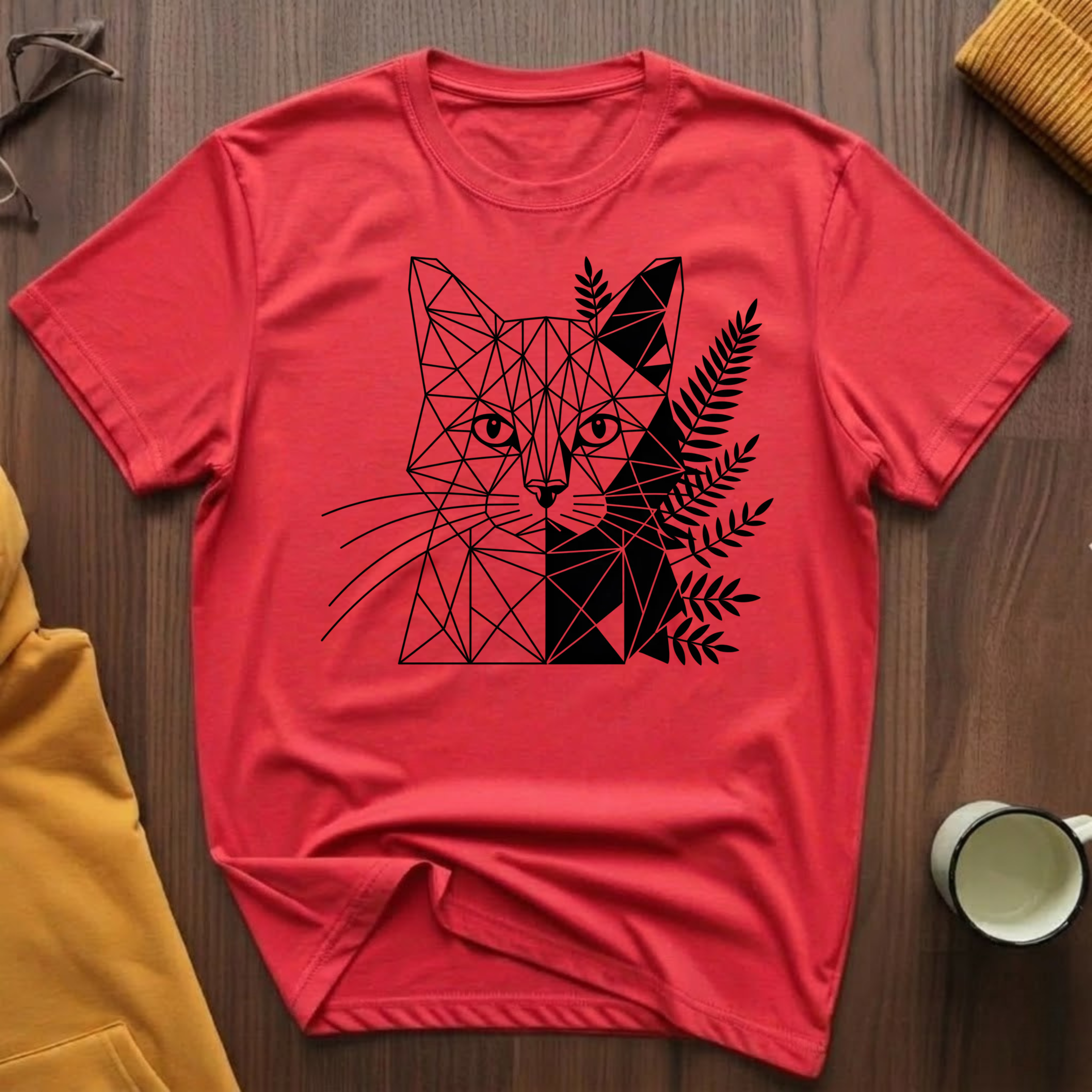 Geometric Ferns and Leaves T-Shirt