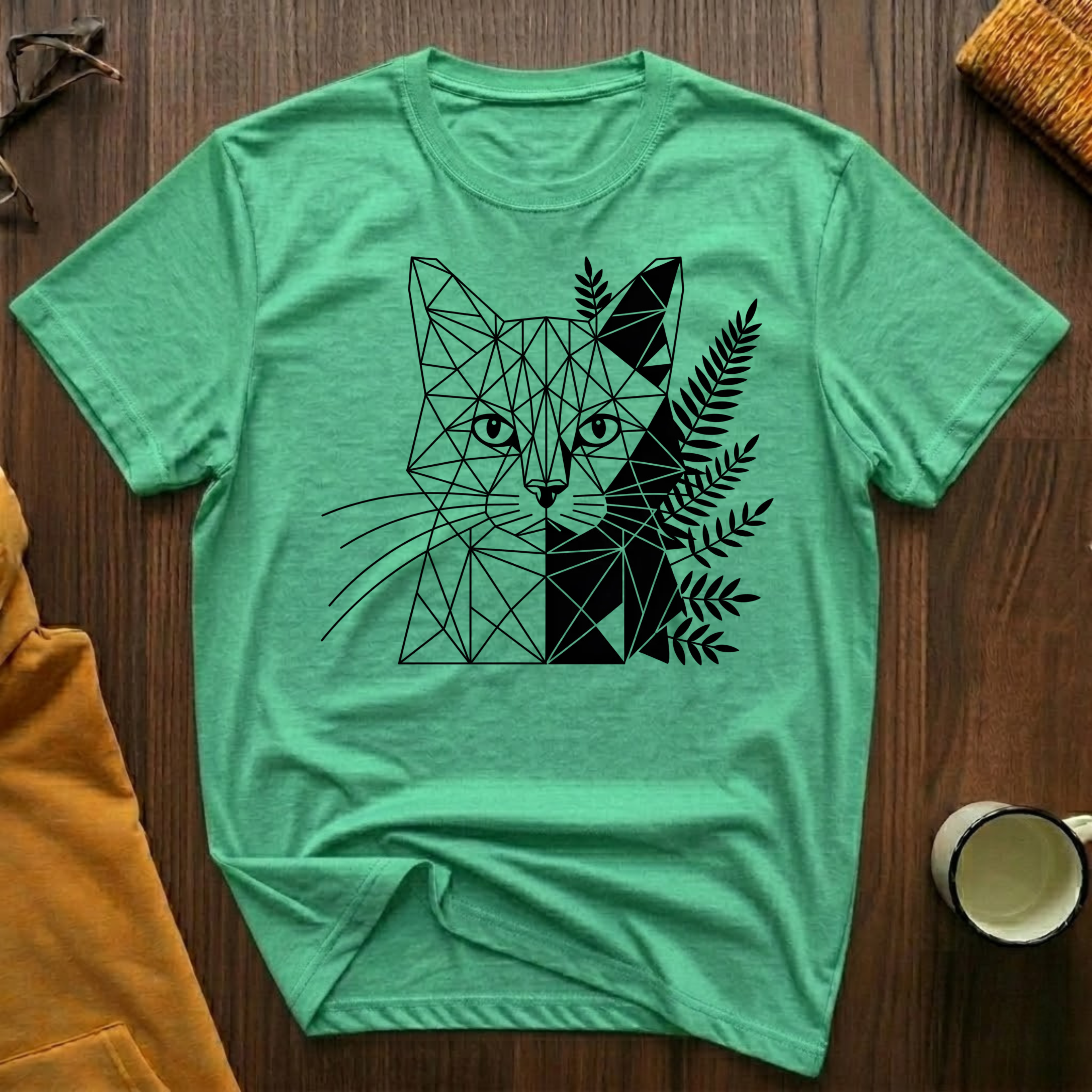 Geometric Ferns and Leaves T-Shirt