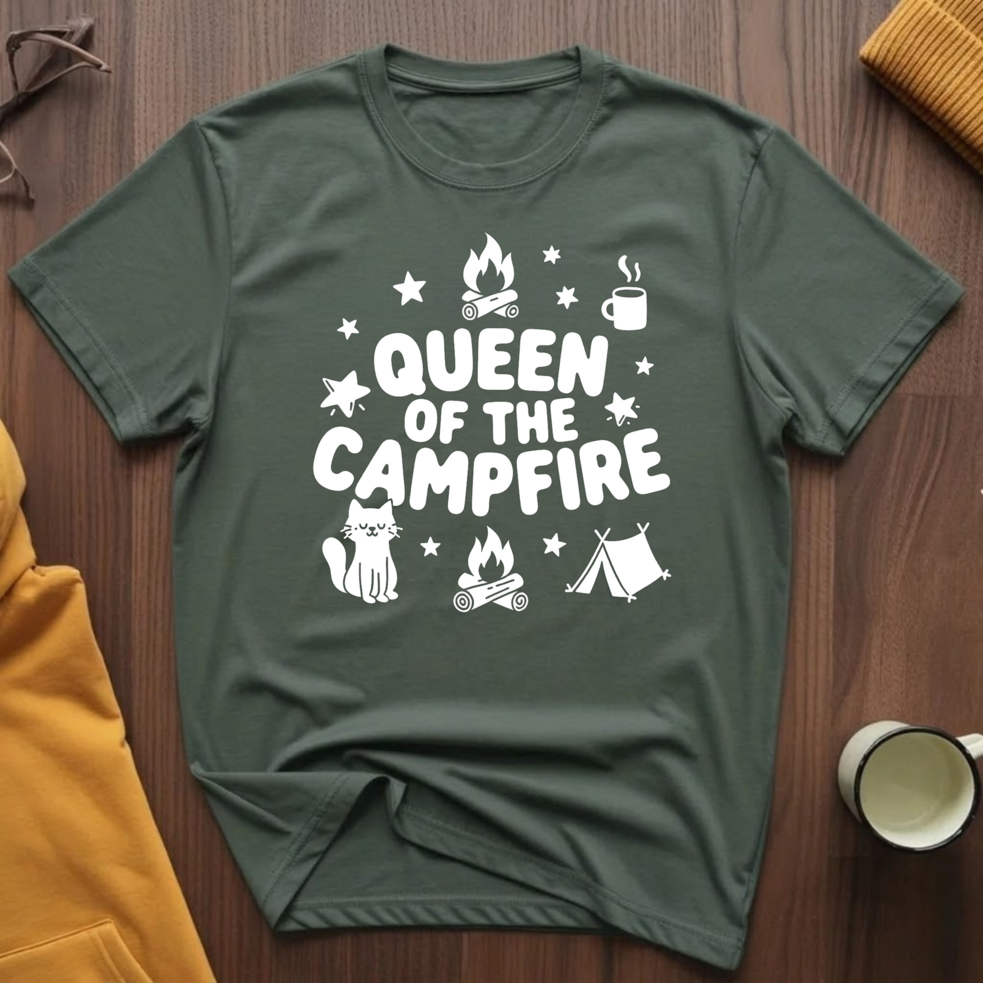 Queen Campfire 3 T-Shirt
