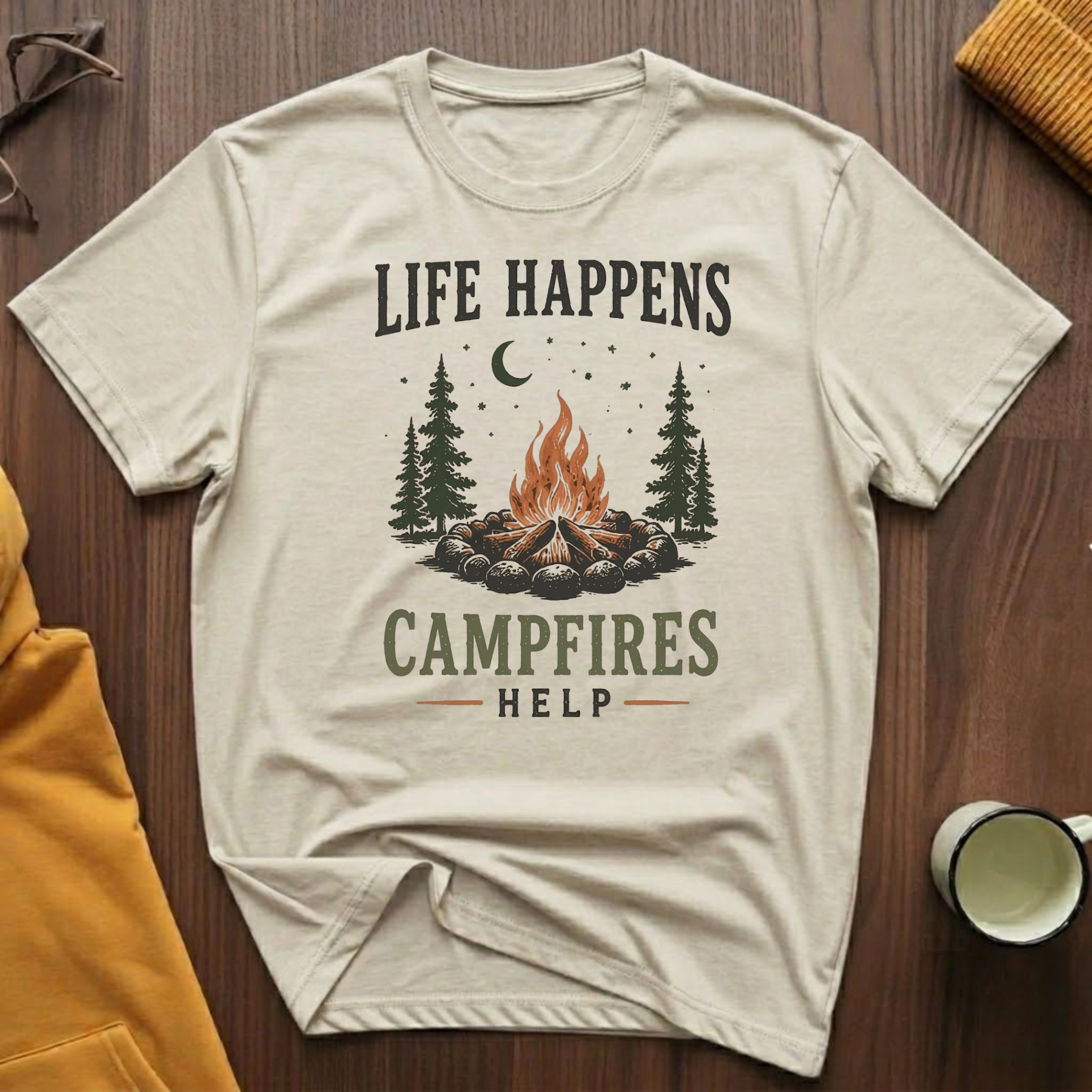 Campfires Help T-Shirt