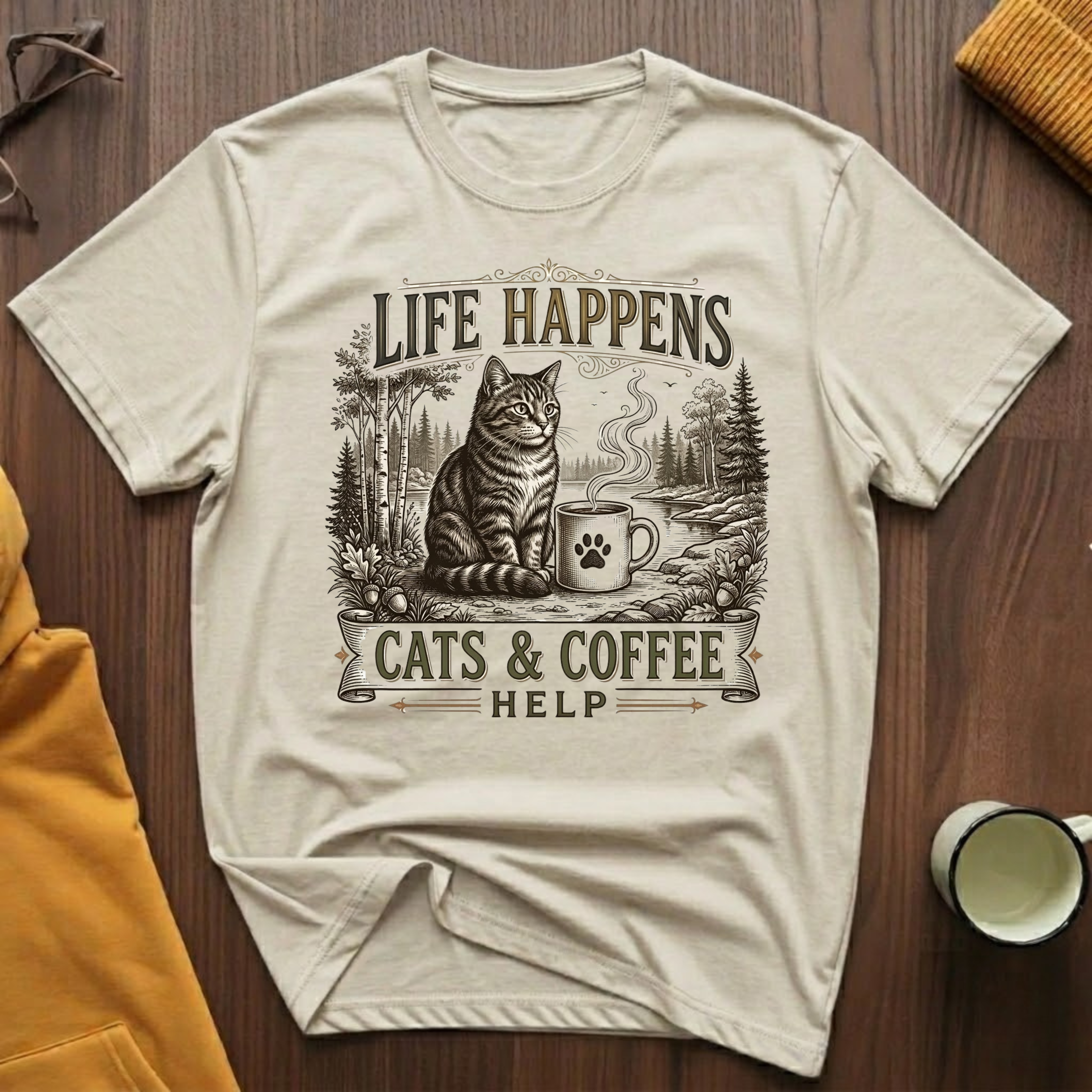 Cats & Coffee 1 T-Shirt