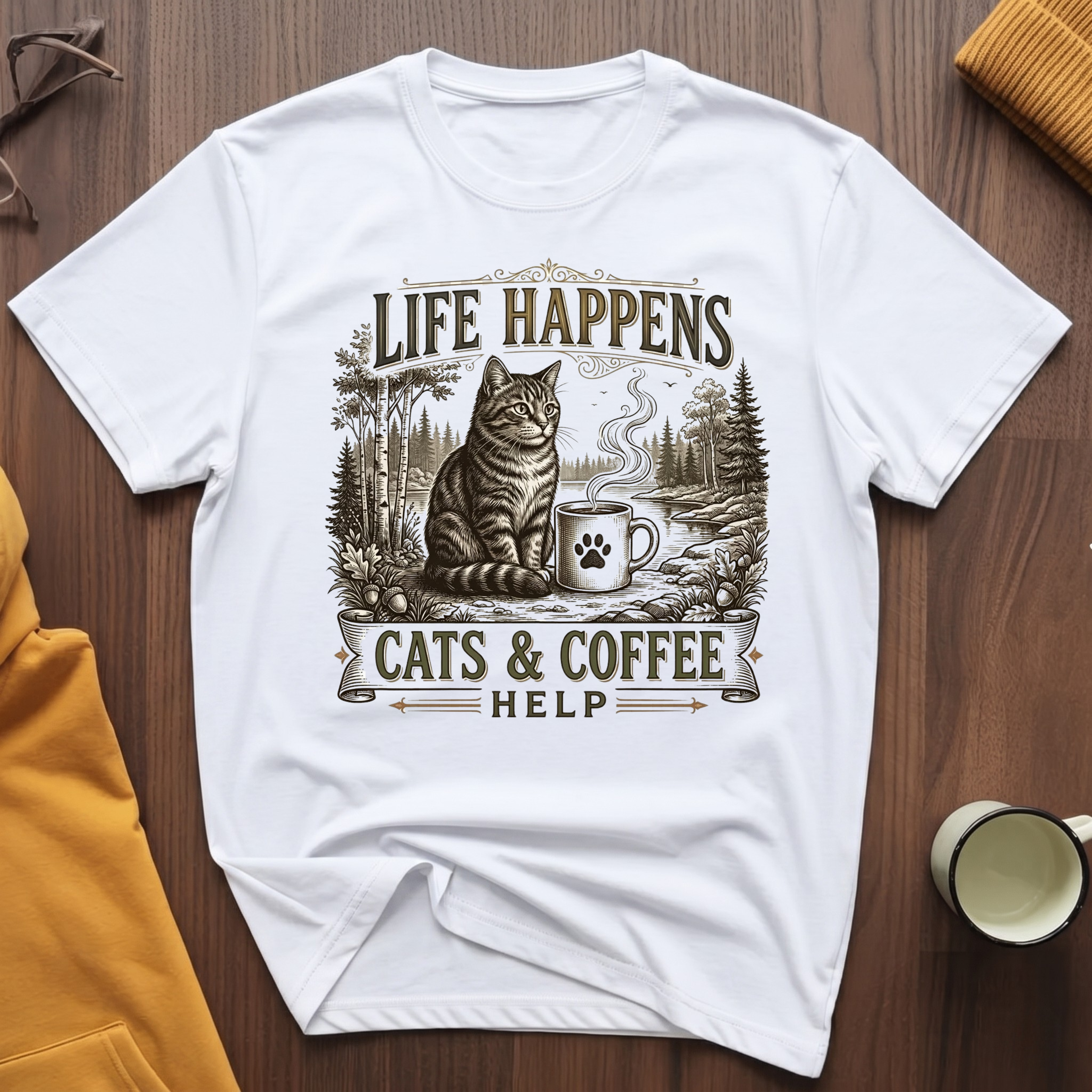 Cats & Coffee 1 T-Shirt