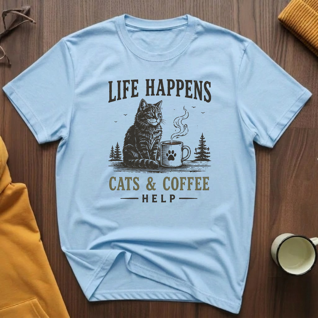 Cats & Coffee 2 T-Shirt