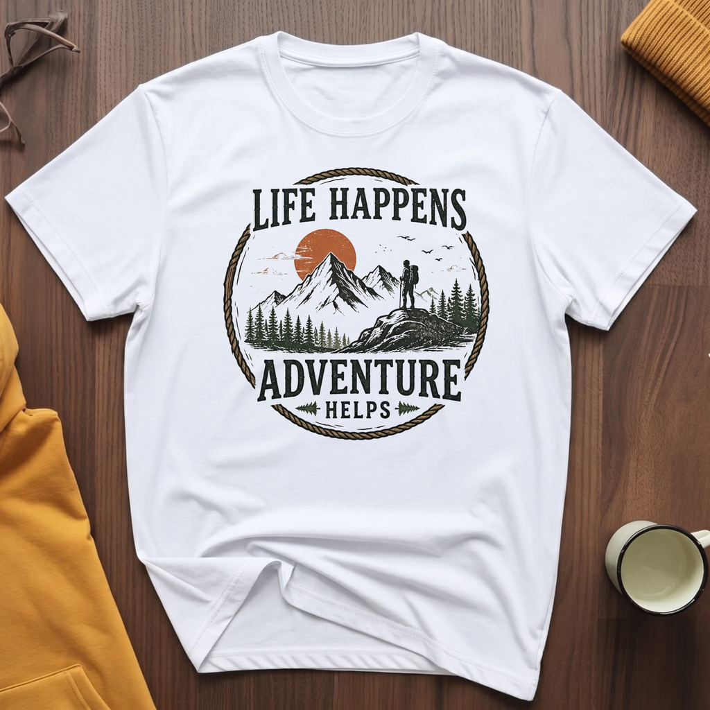 Adventure Helps 3 T-Shirt