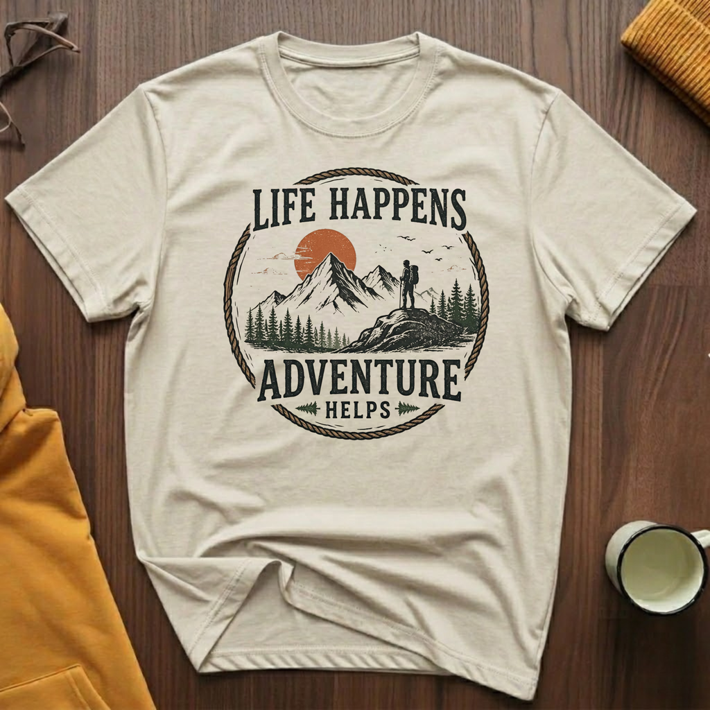 Adventure Helps 3 T-Shirt