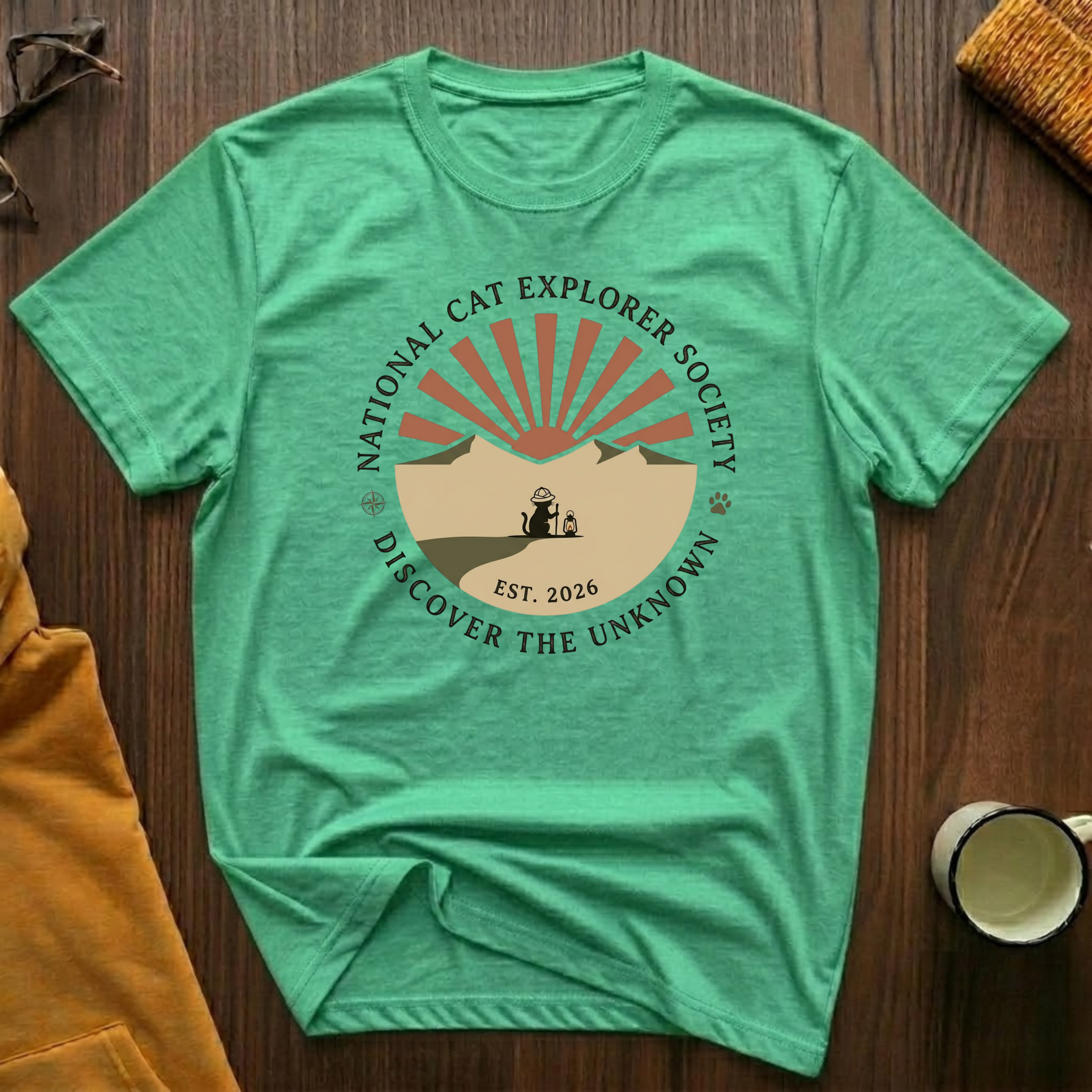 Cat Explorer Society T-Shirt