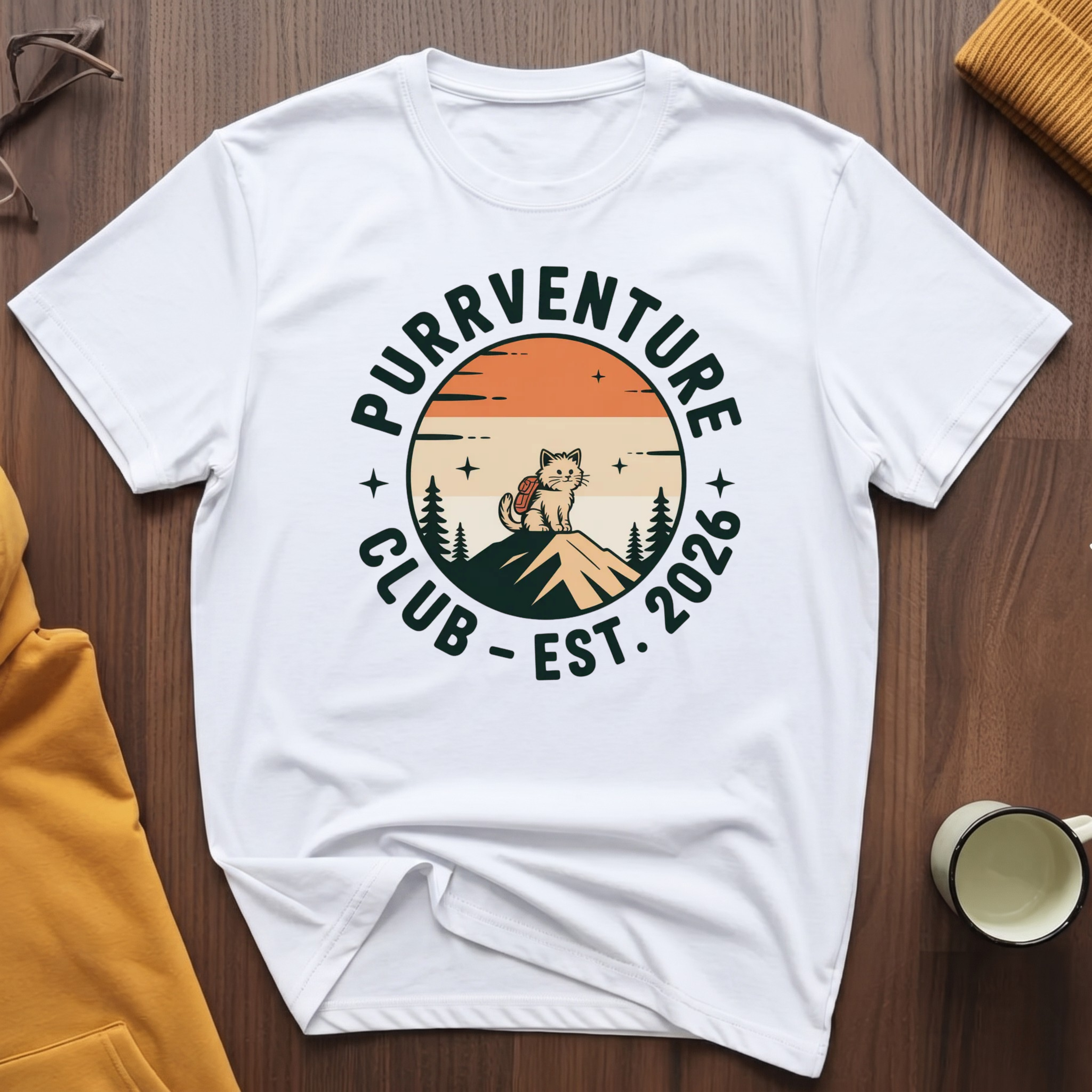 Purrventure Club 2 T-Shirt
