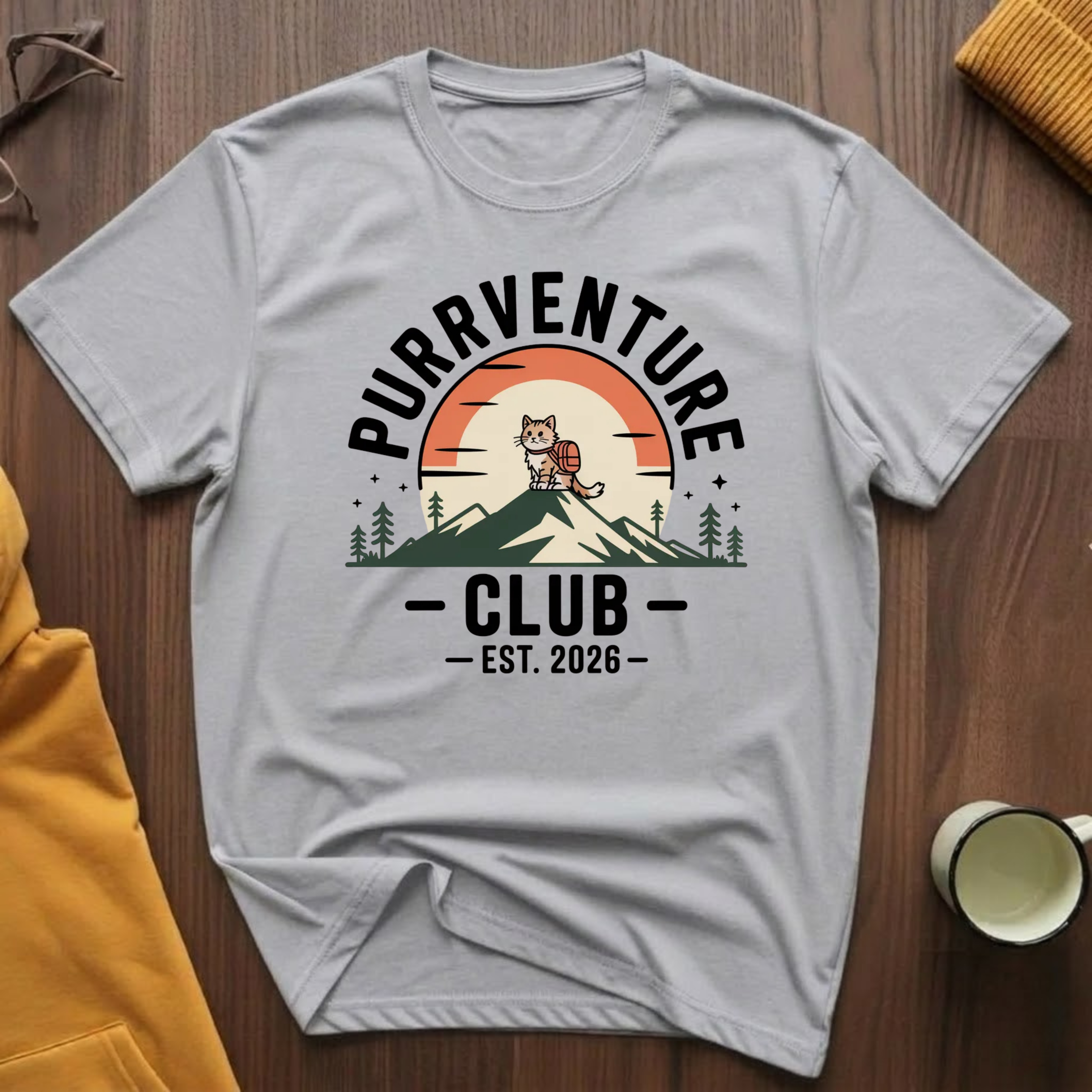 Purrventure Club 3 T-Shirt