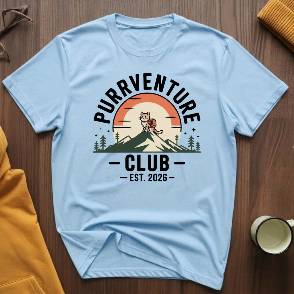Purrventure Club 3 T-Shirt