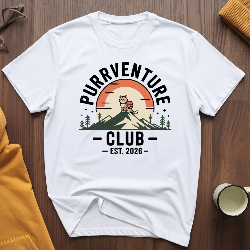Purrventure Club 3 T-Shirt