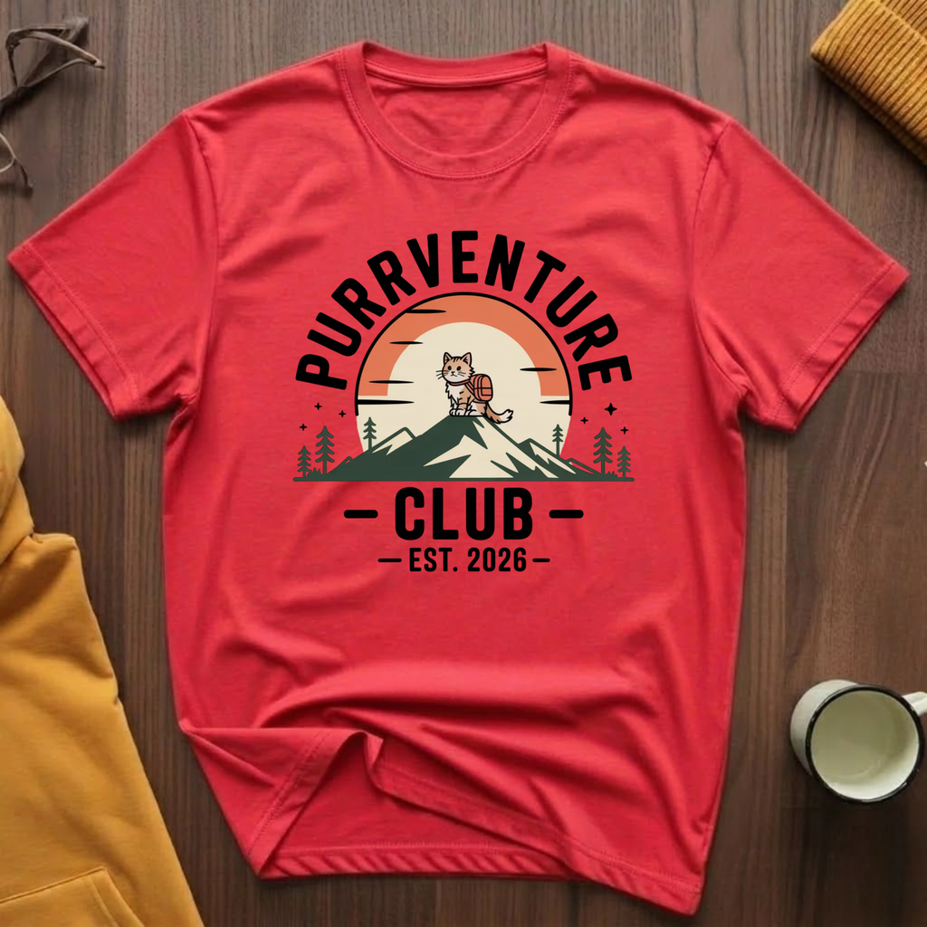 Purrventure Club 3 T-Shirt
