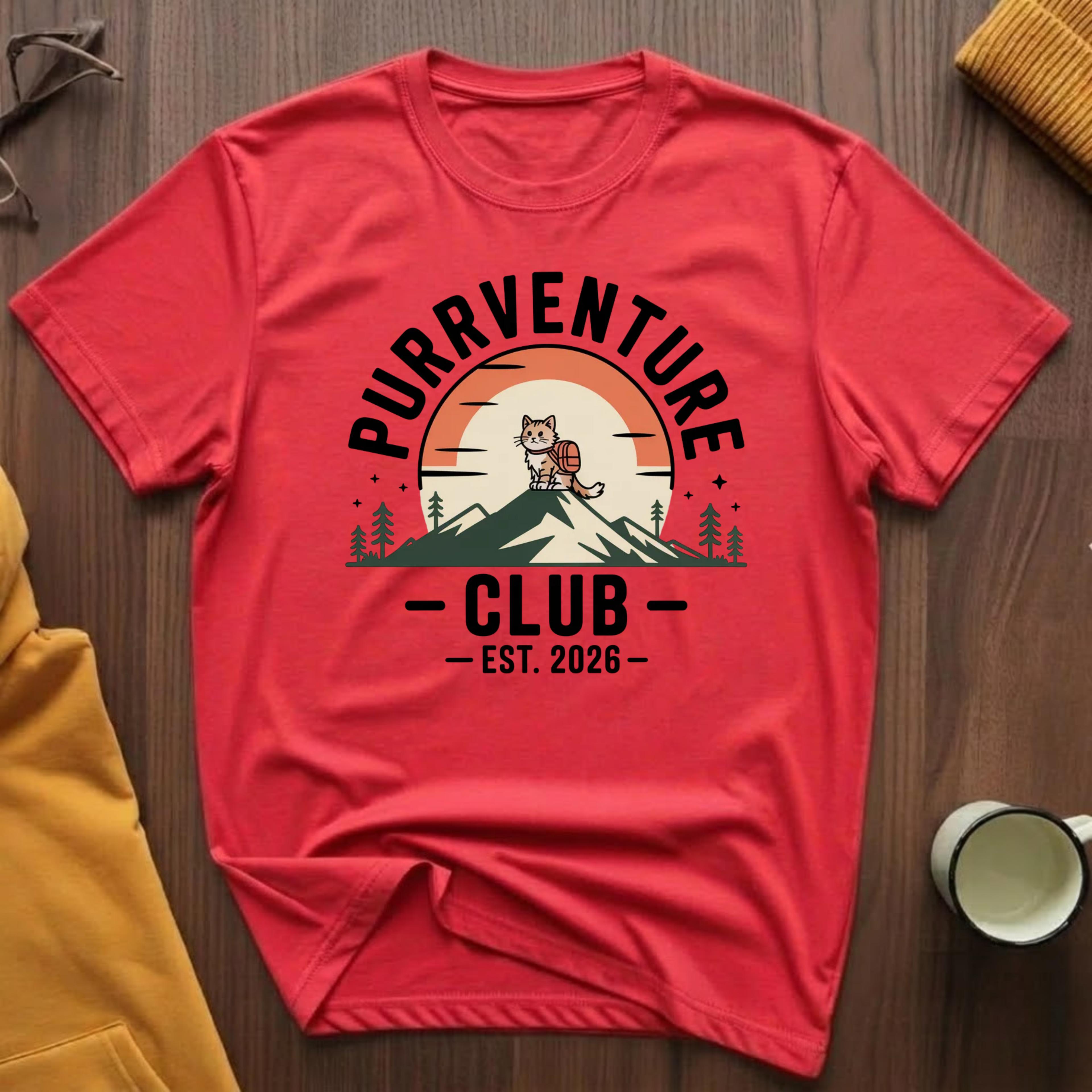 Purrventure Club 3 T-Shirt