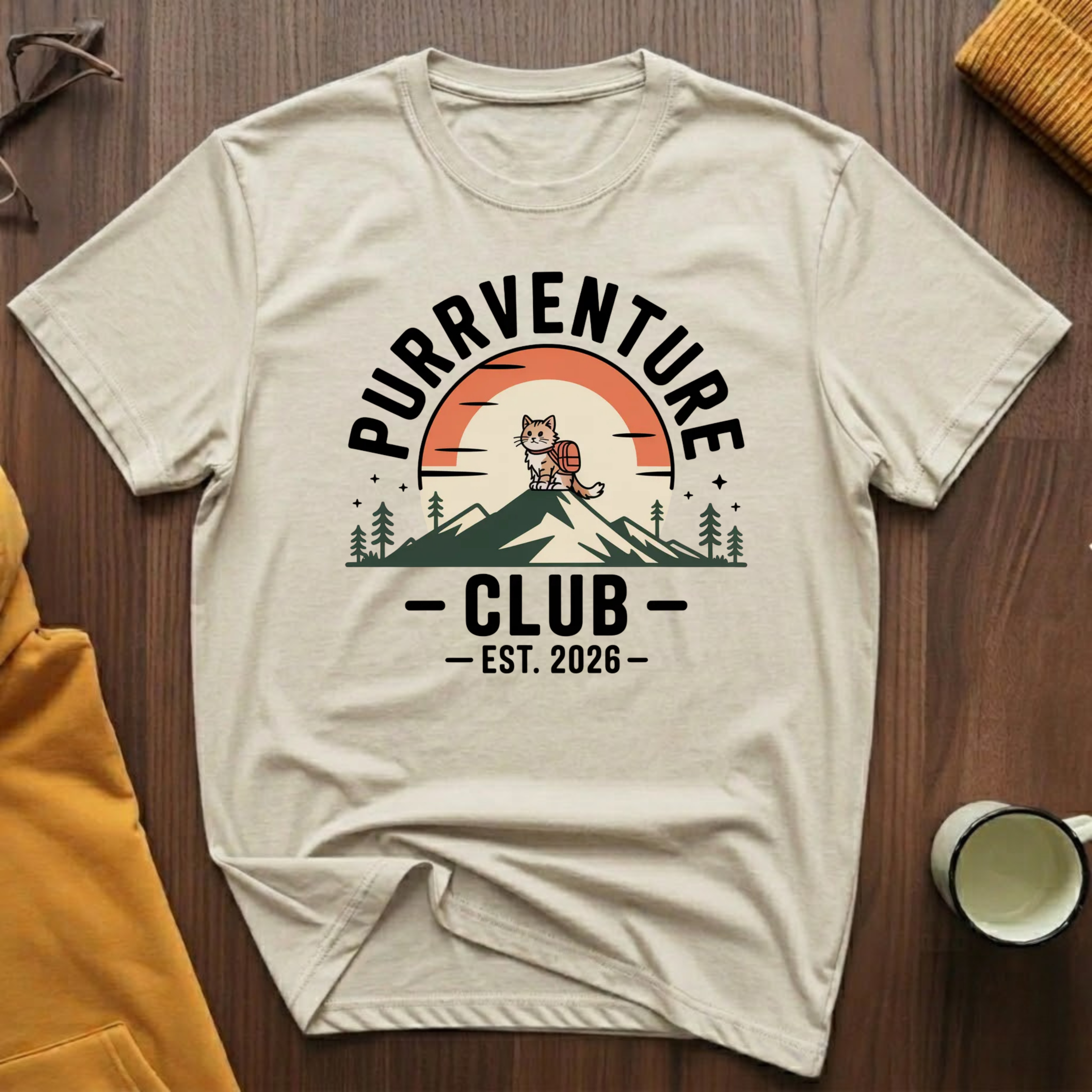 Purrventure Club 3 T-Shirt