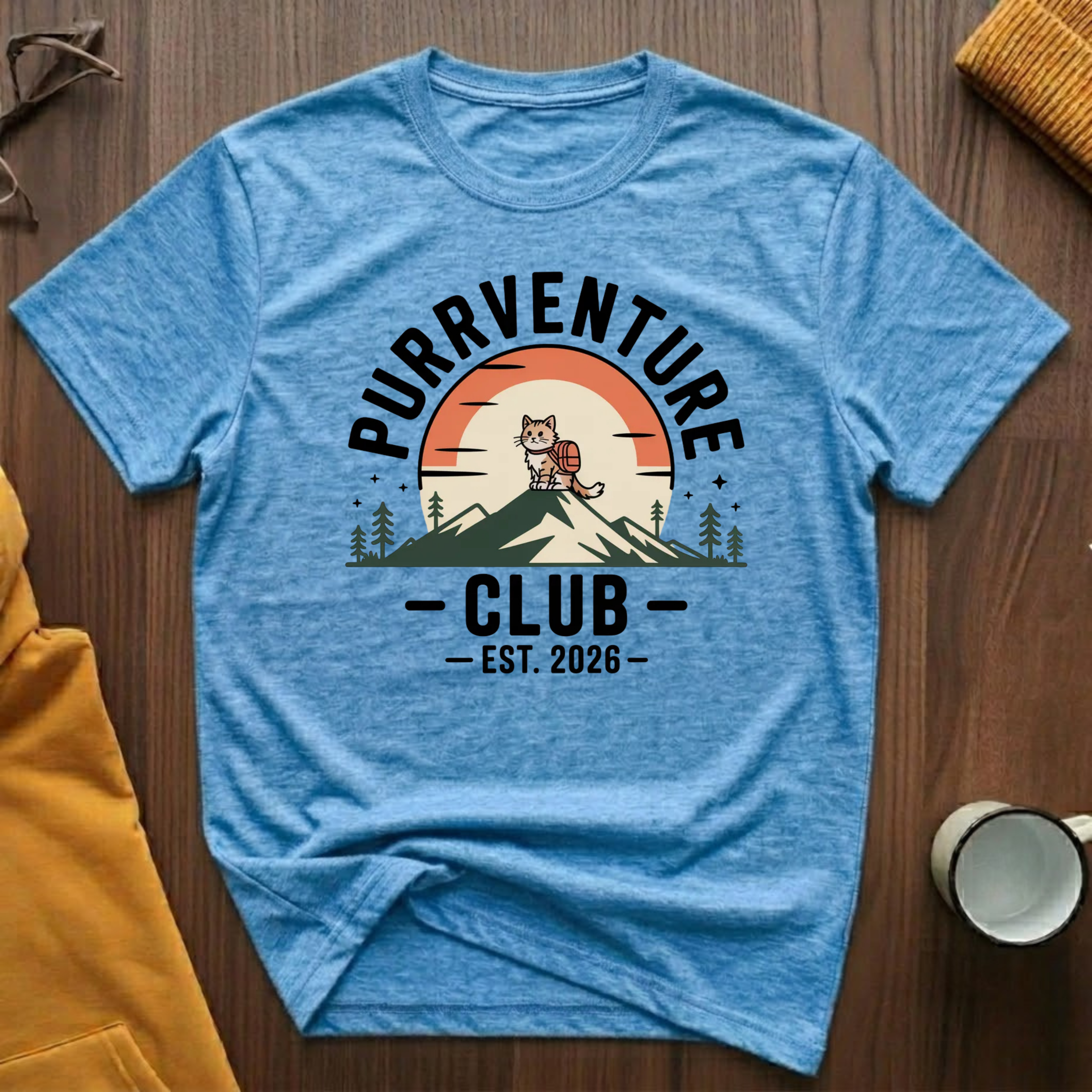 Purrventure Club 3 T-Shirt