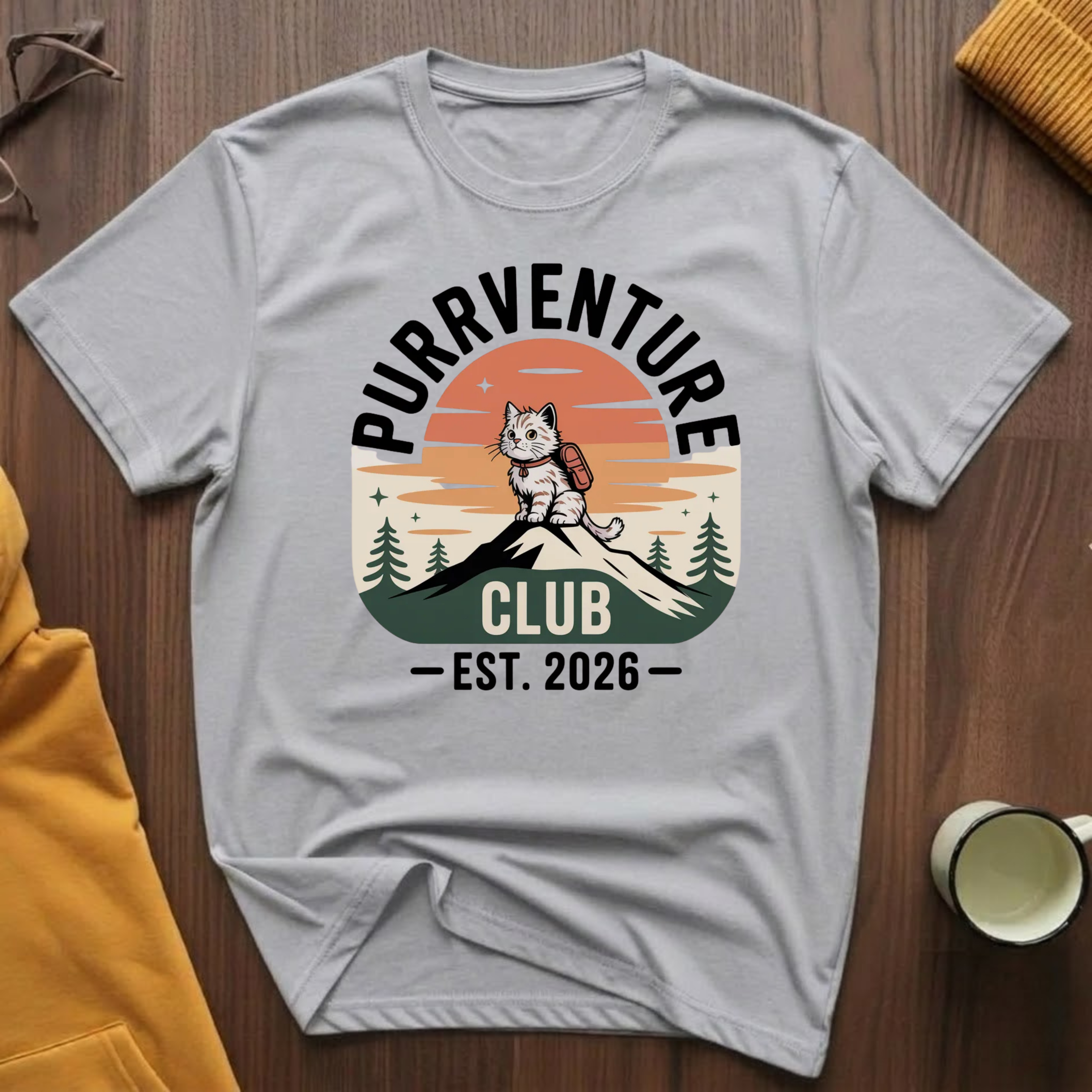 Purrventure Club 4 T-Shirt