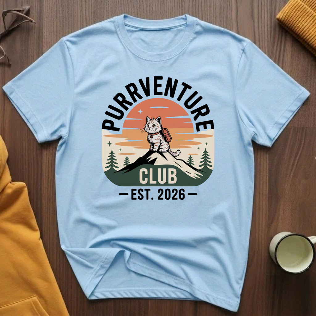 Purrventure Club 4 T-Shirt