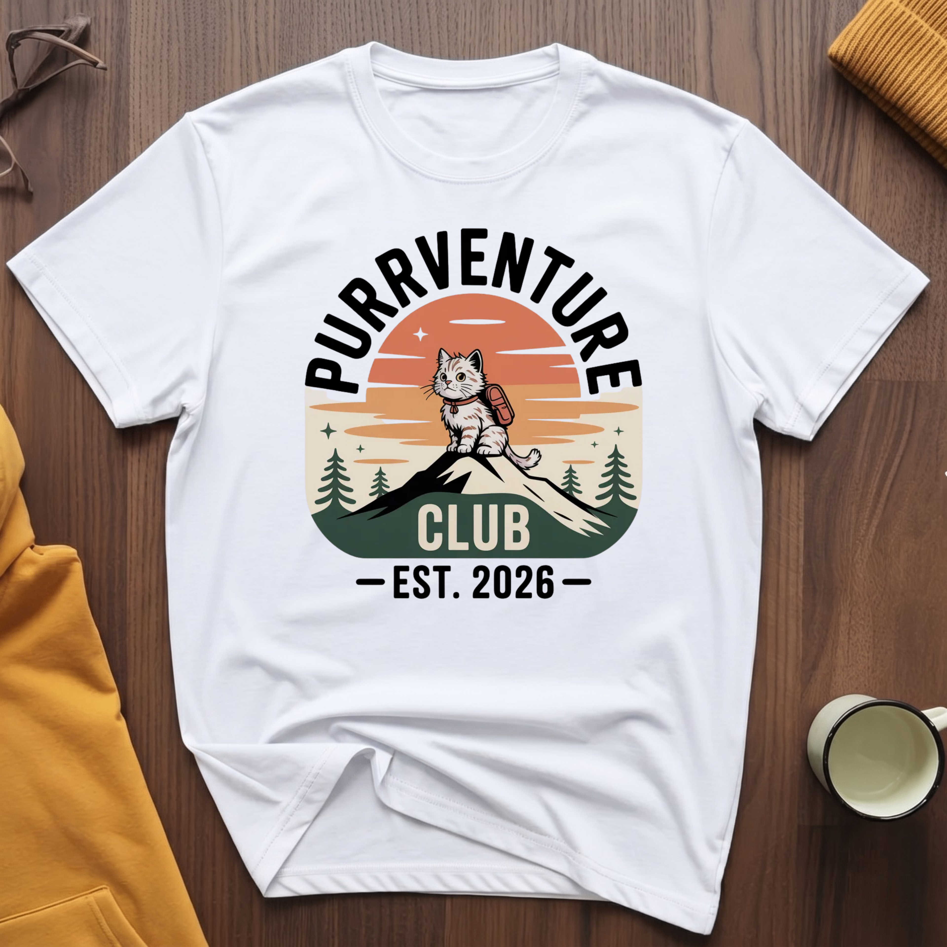 Purrventure Club 4 T-Shirt