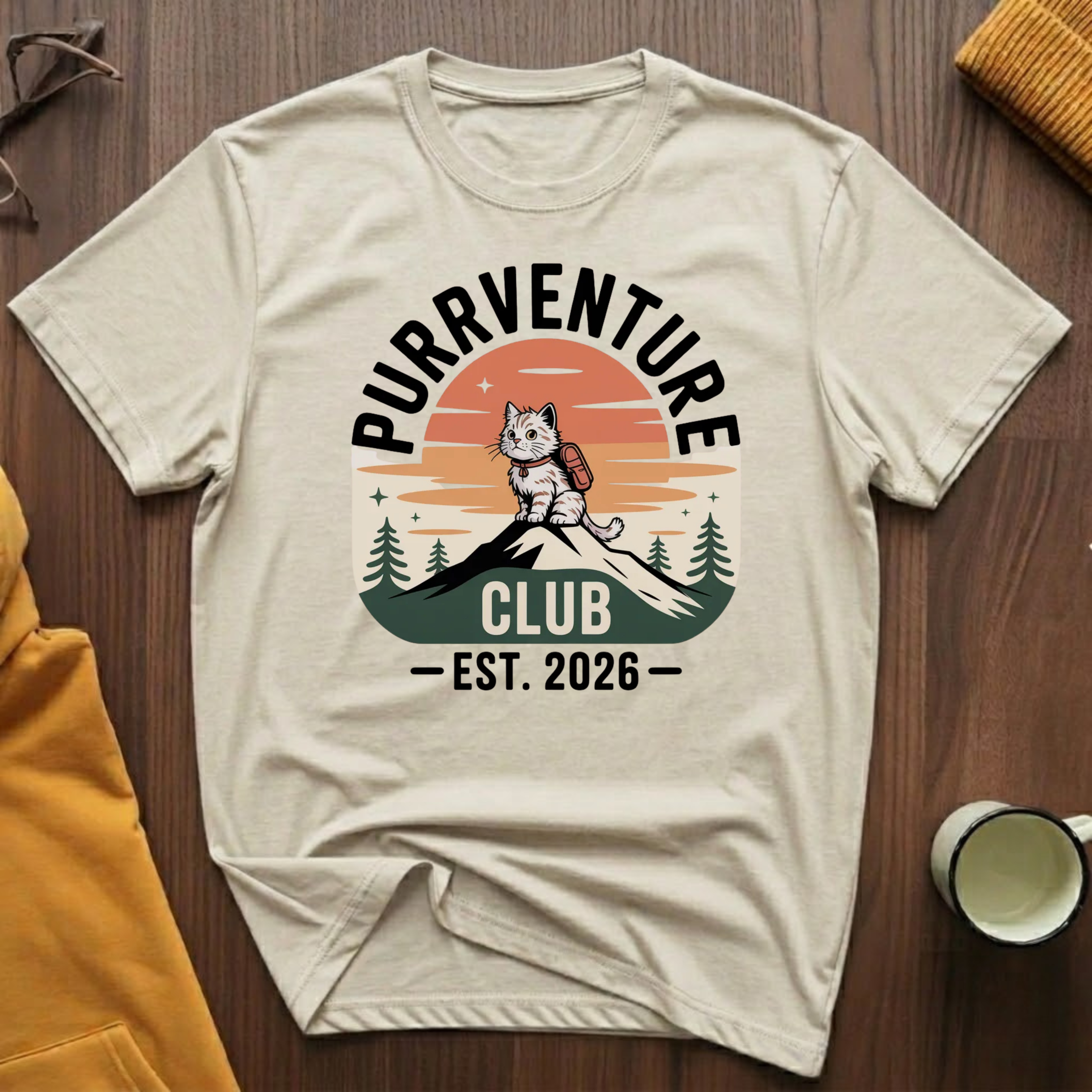 Purrventure Club 4 T-Shirt