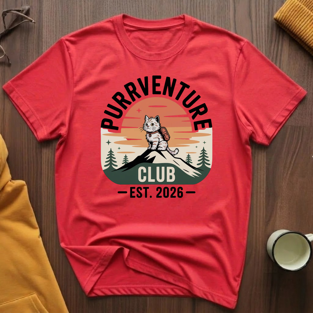 Purrventure Club 4 T-Shirt