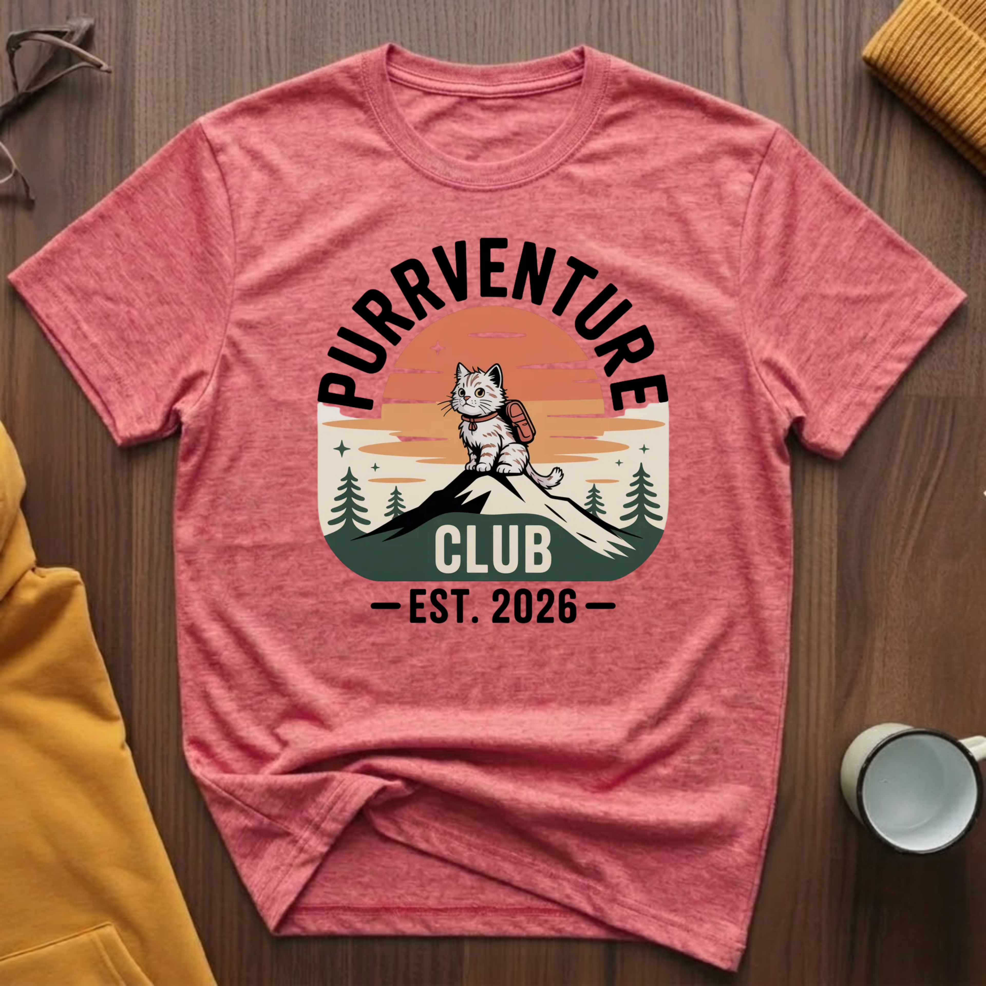 Purrventure Club 4 T-Shirt