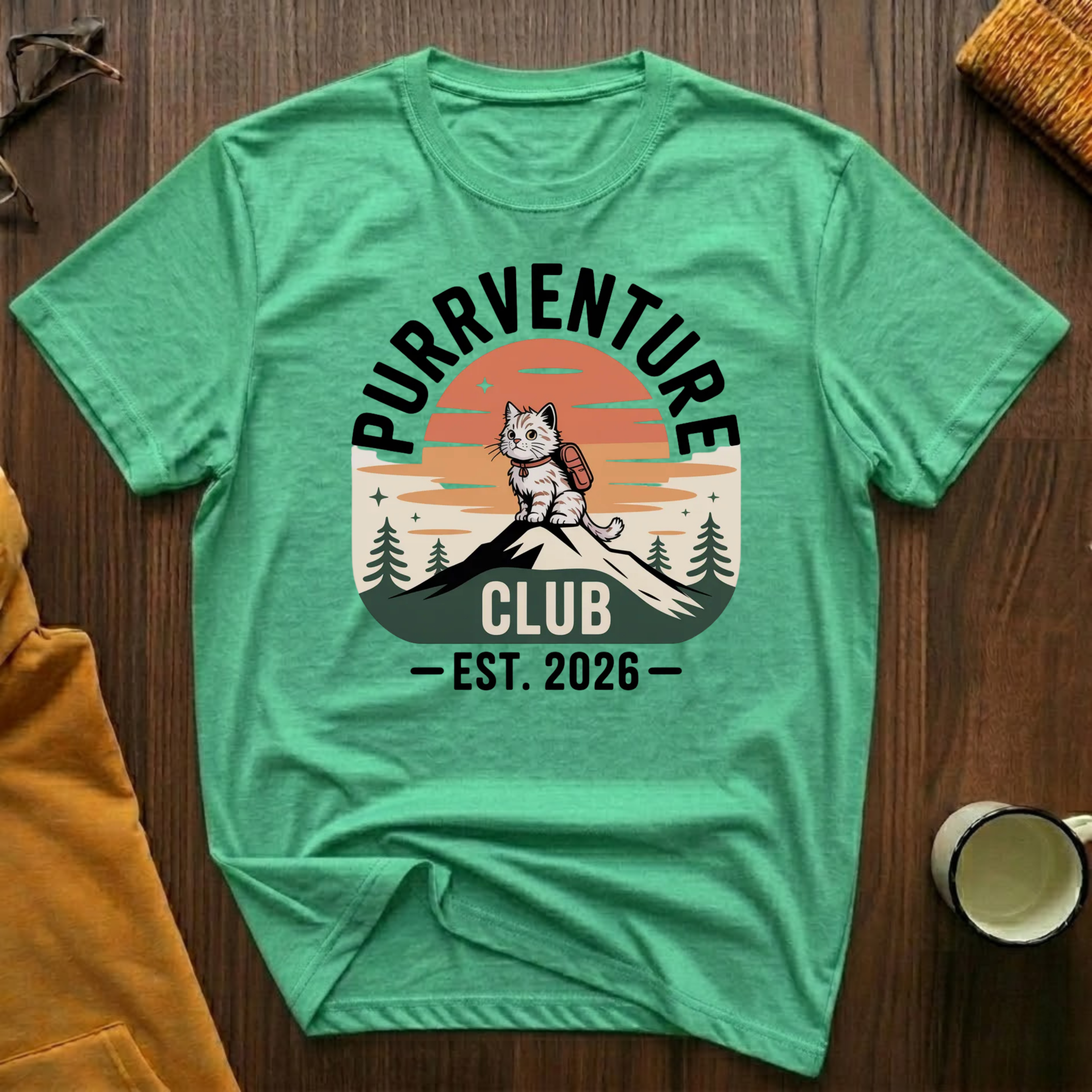 Purrventure Club 4 T-Shirt