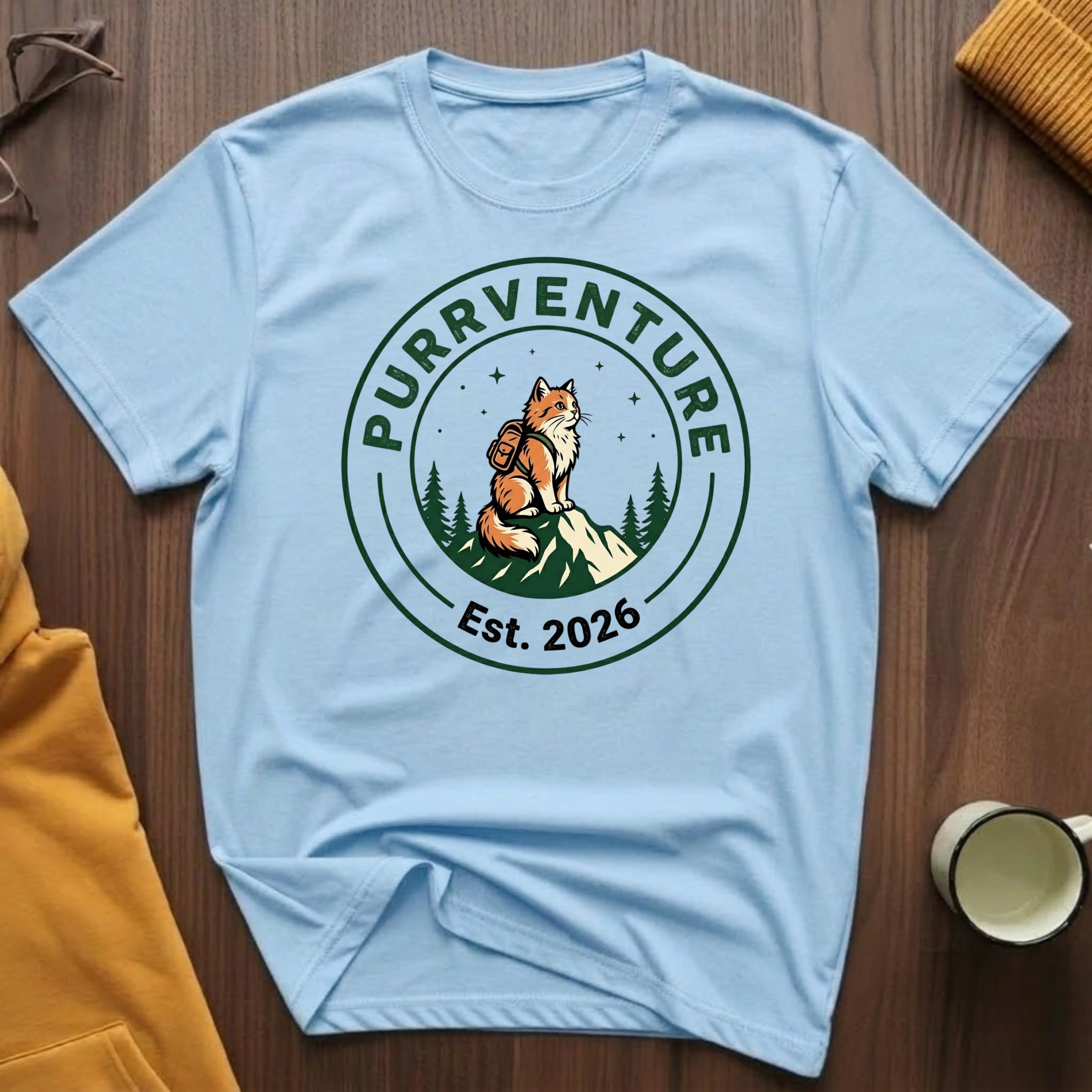 Purrventure Club 5 T-Shirt