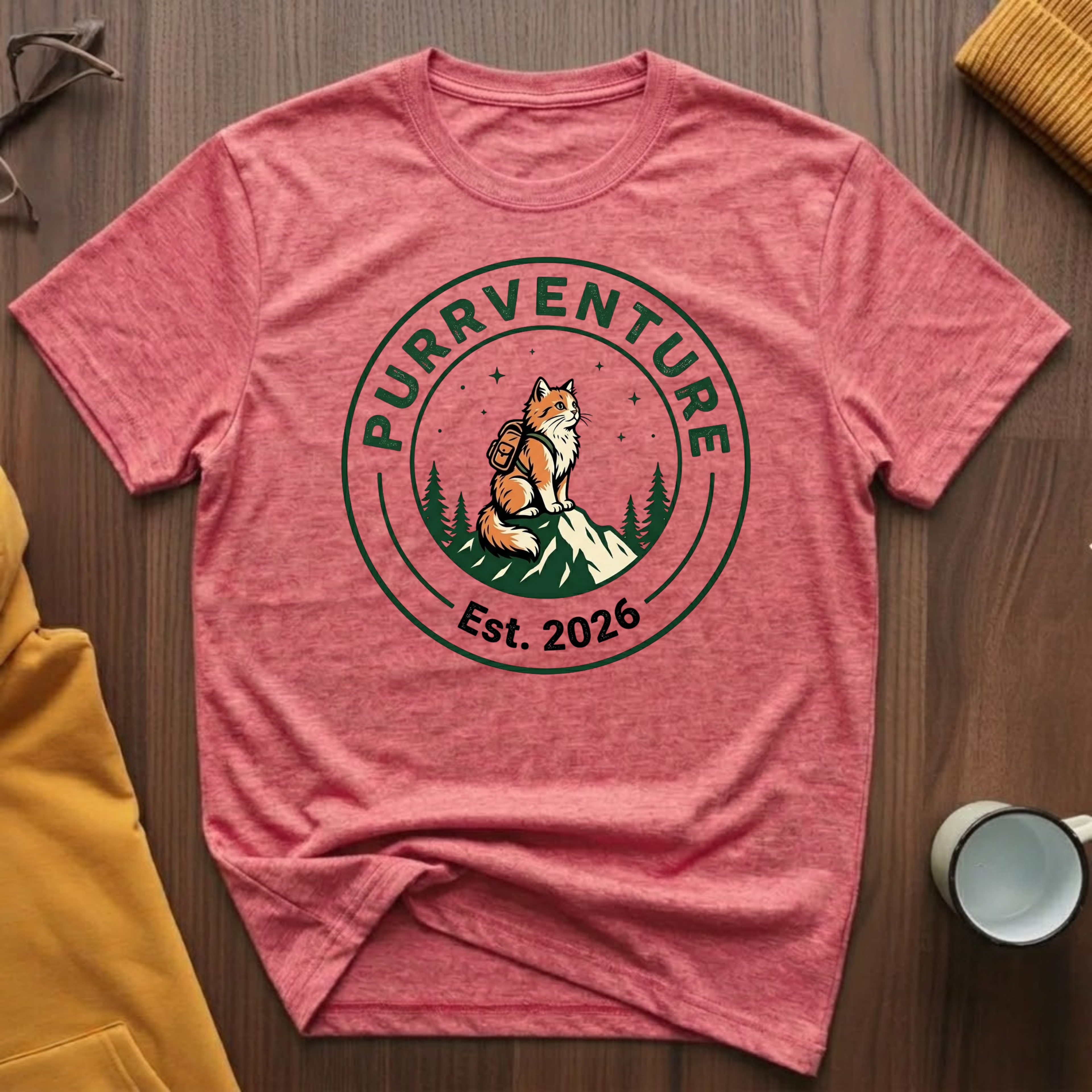 Purrventure Club 5 T-Shirt