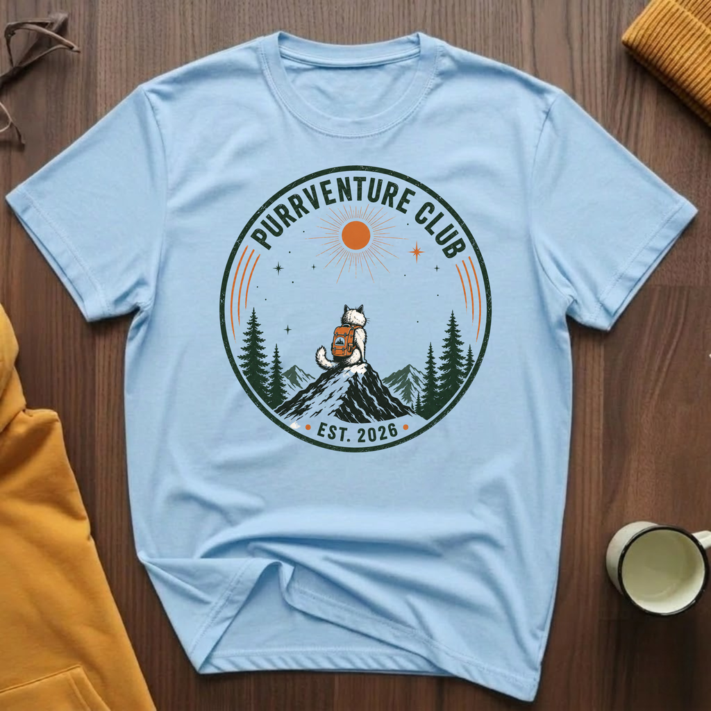 Purrventure Club 6 T-Shirt