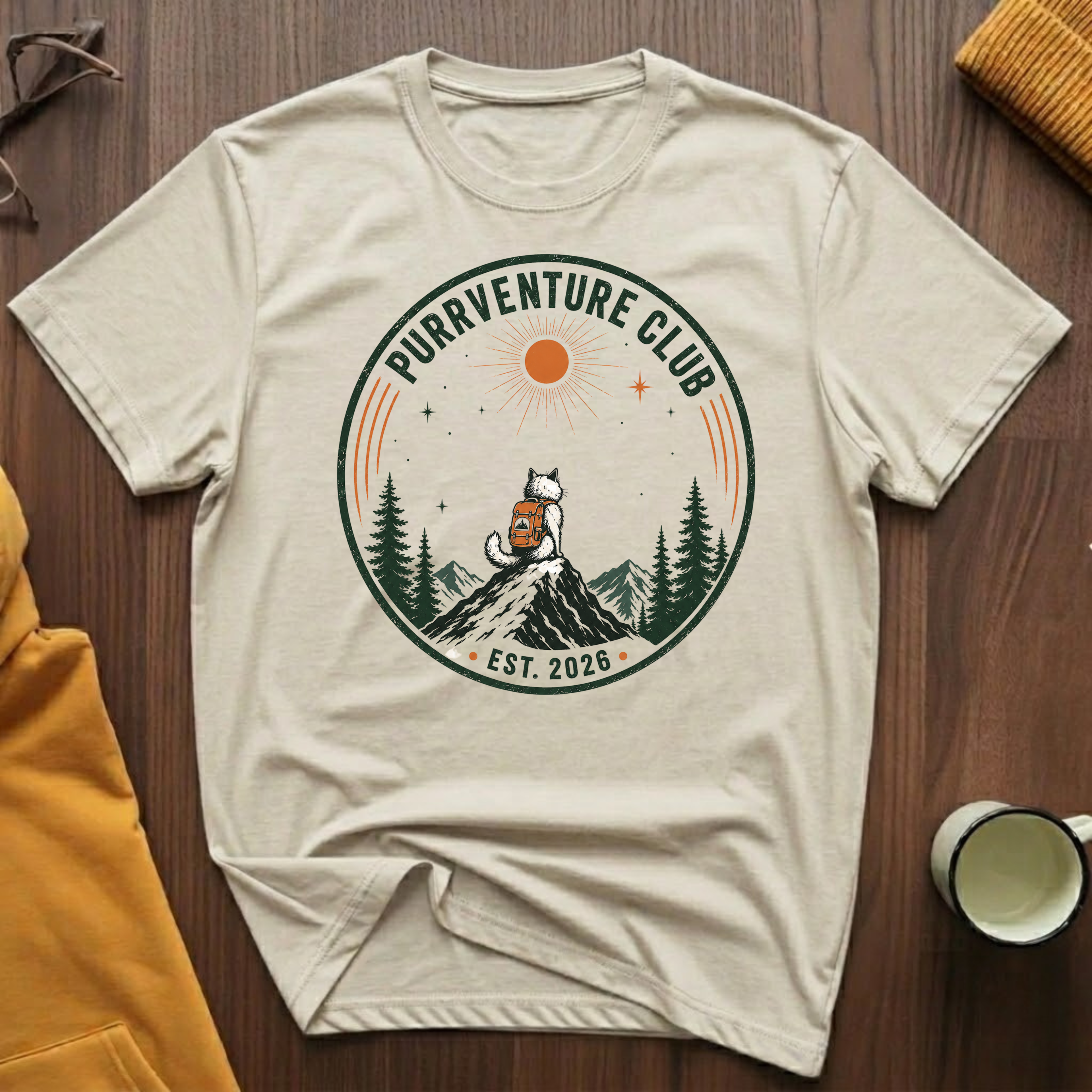 Purrventure Club 6 T-Shirt