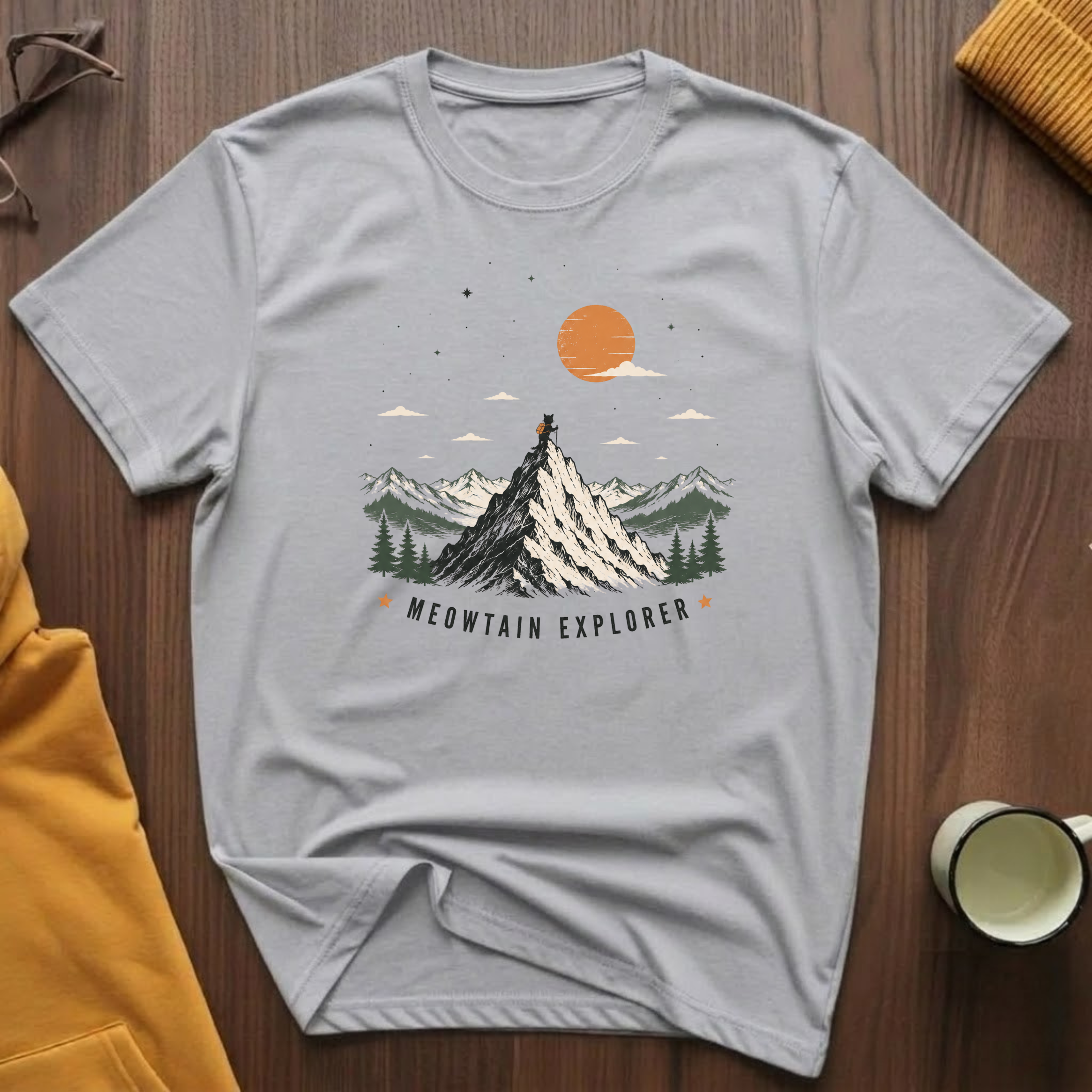Meowtain Explorer 1 T-Shirt
