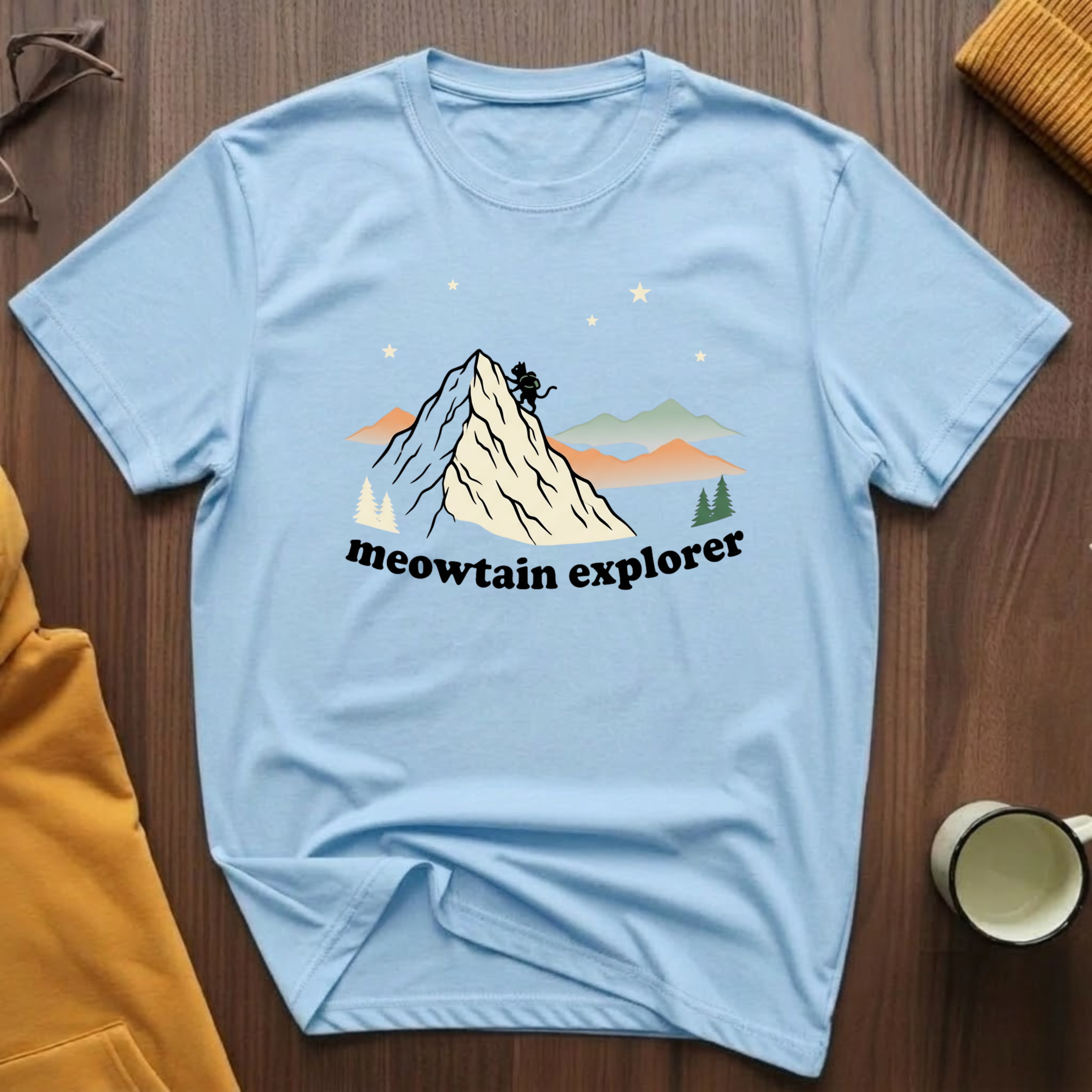 Meowtain Explorer 2 T-Shirt