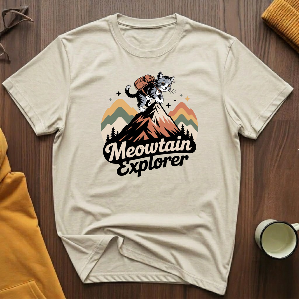 Meowtain Explorer 3 T-Shirt