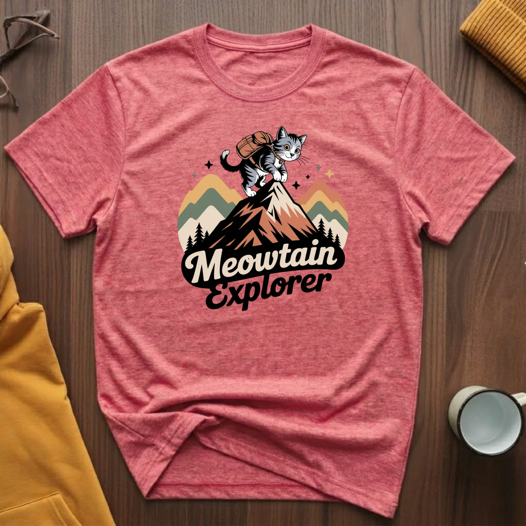 Meowtain Explorer 3 T-Shirt