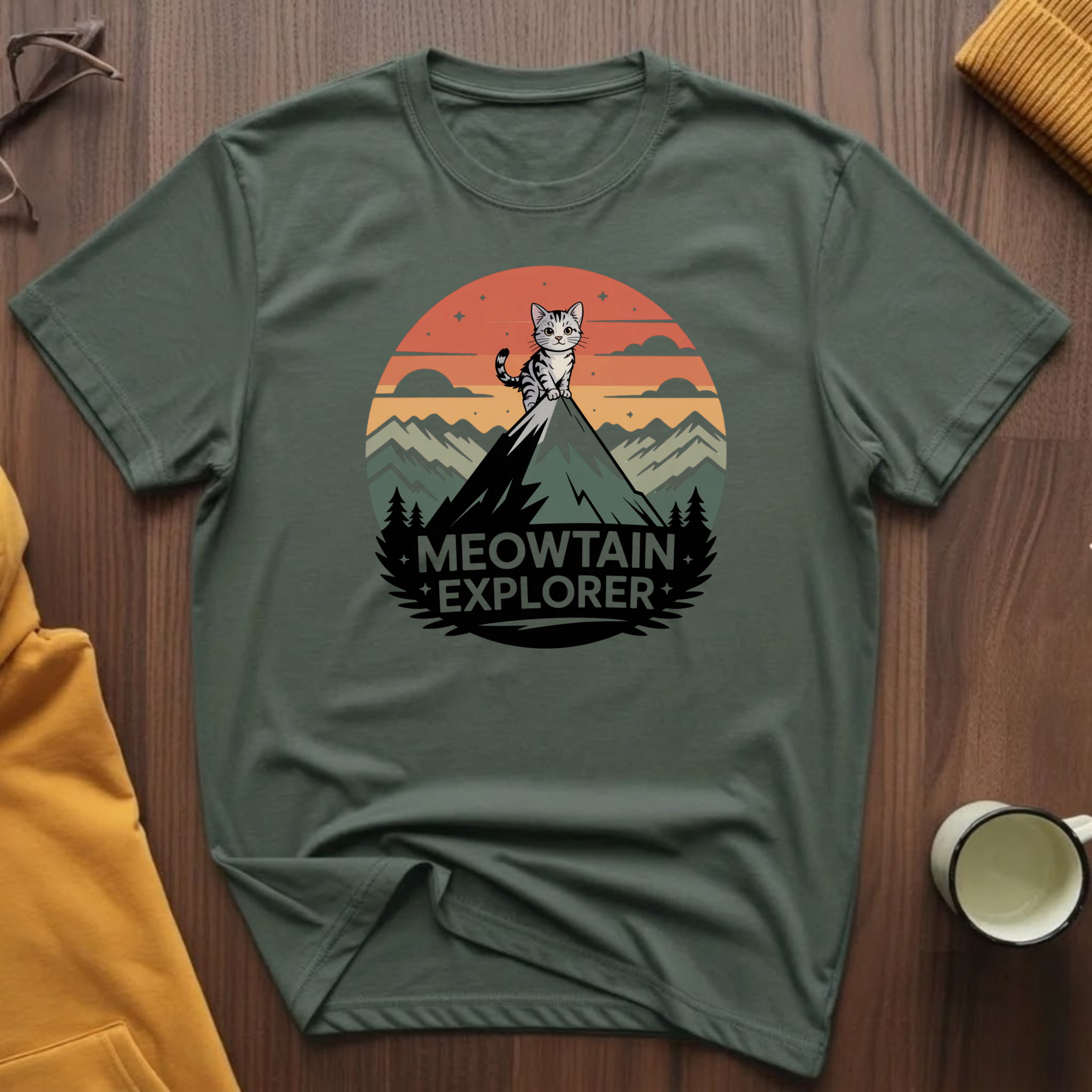 Meowtain Explorer 4 T-Shirt