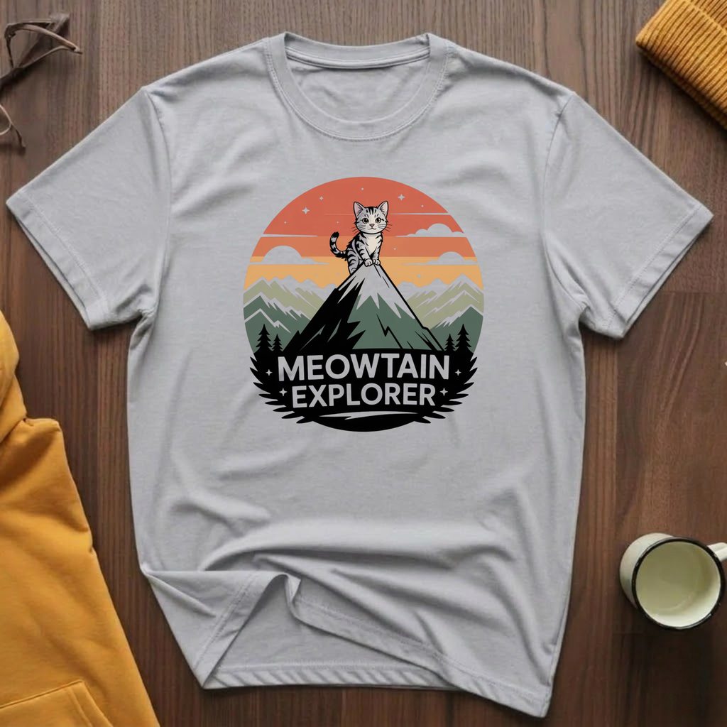Meowtain Explorer 4 T-Shirt